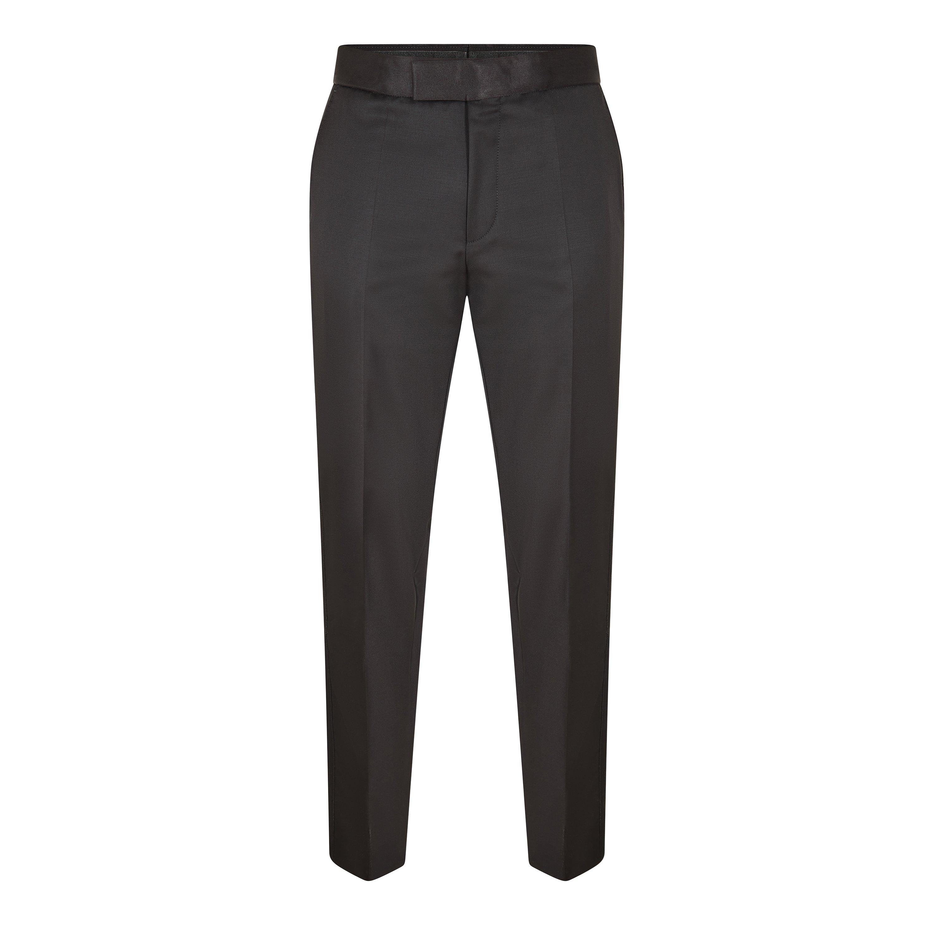 Boss Men's H Lenon Tux Straight Leg Trousers - Black - 40