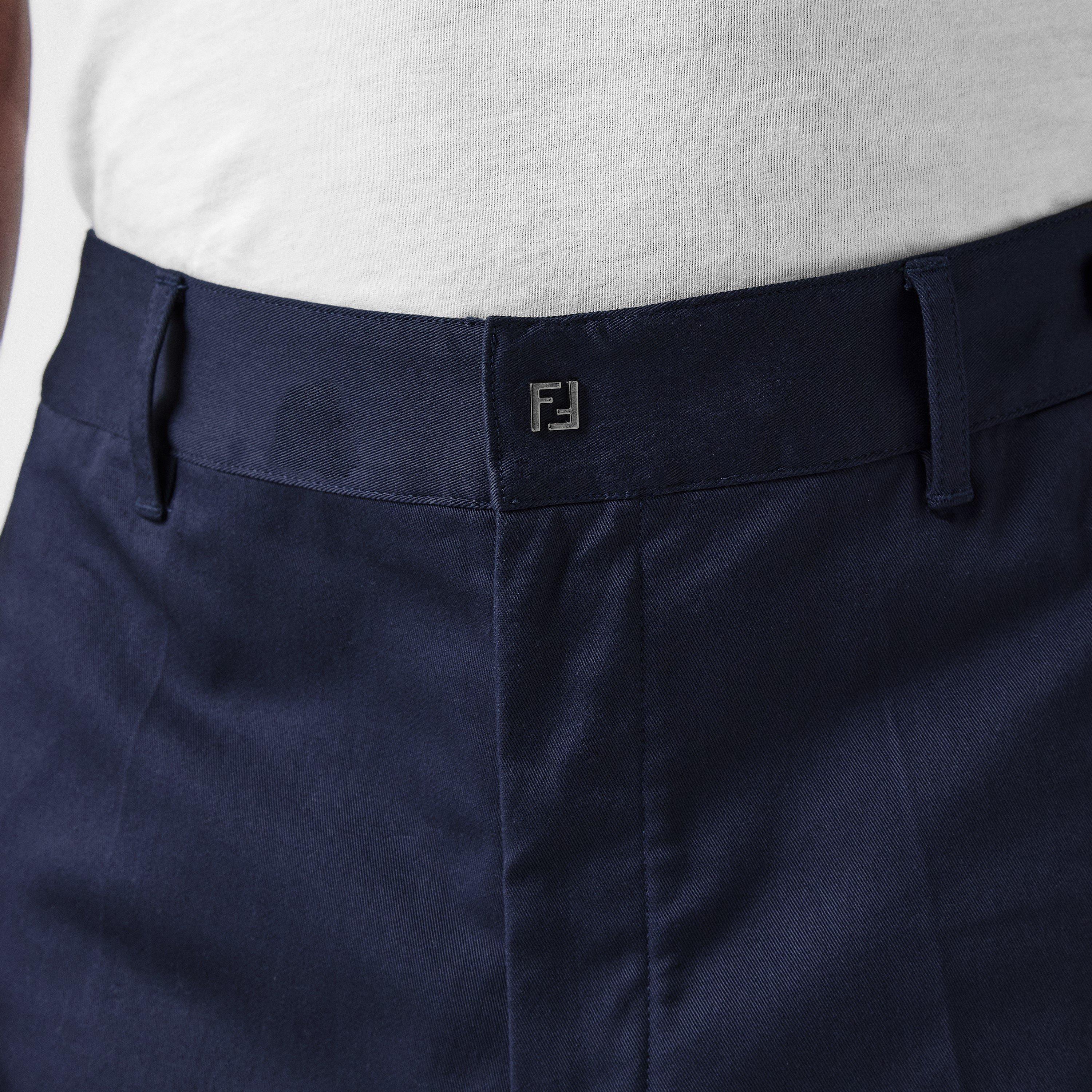 Blue - Fendi - Gabardine Trousers - 5