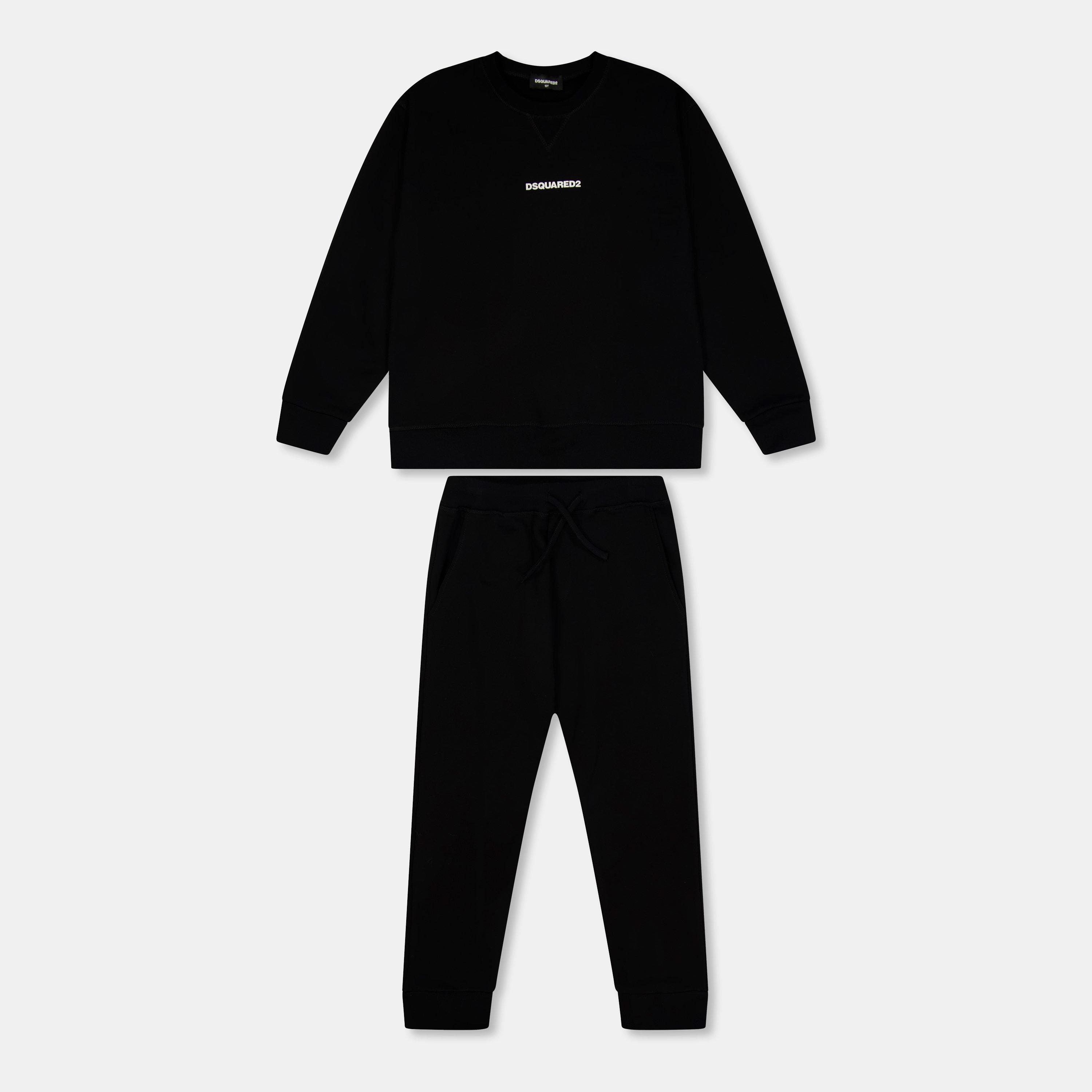 Black DQ900 - DSquared2 - Kids' DSQ Logo Clothing Set - 1