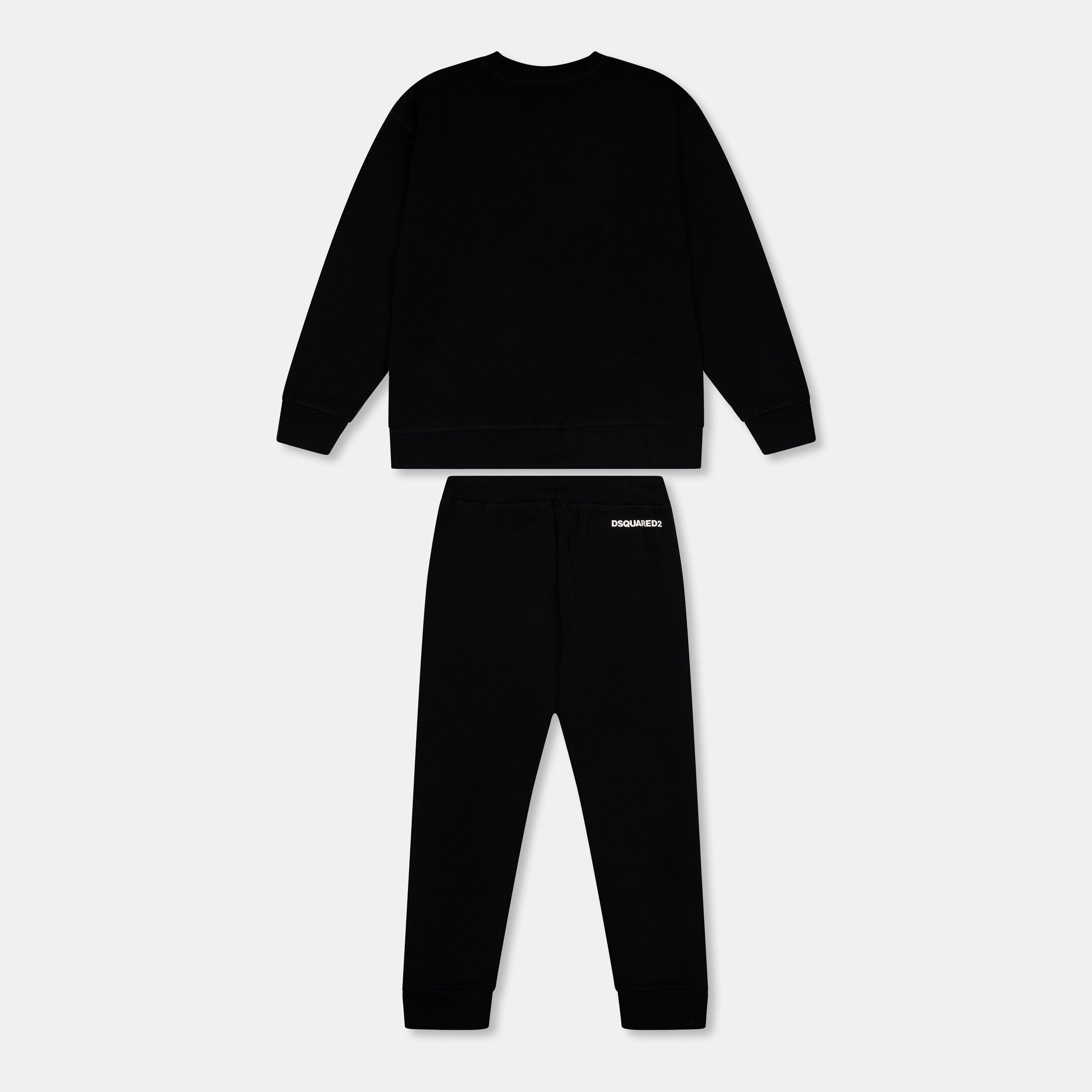 Black DQ900 - DSquared2 - Kids' DSQ Logo Clothing Set - 2