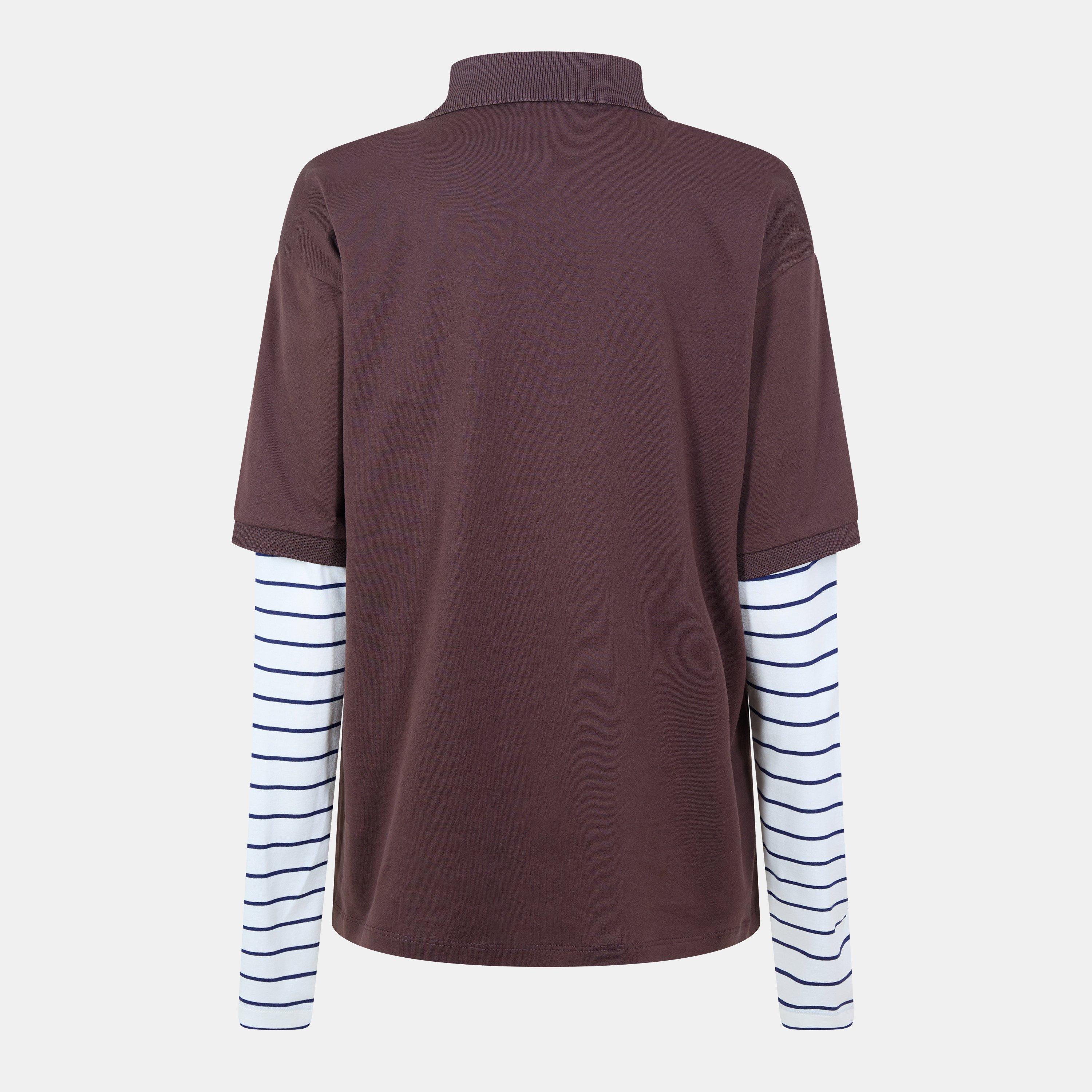 Cacao+Blu - Miu Miu - Women's Long-Sleeve Polos - 2