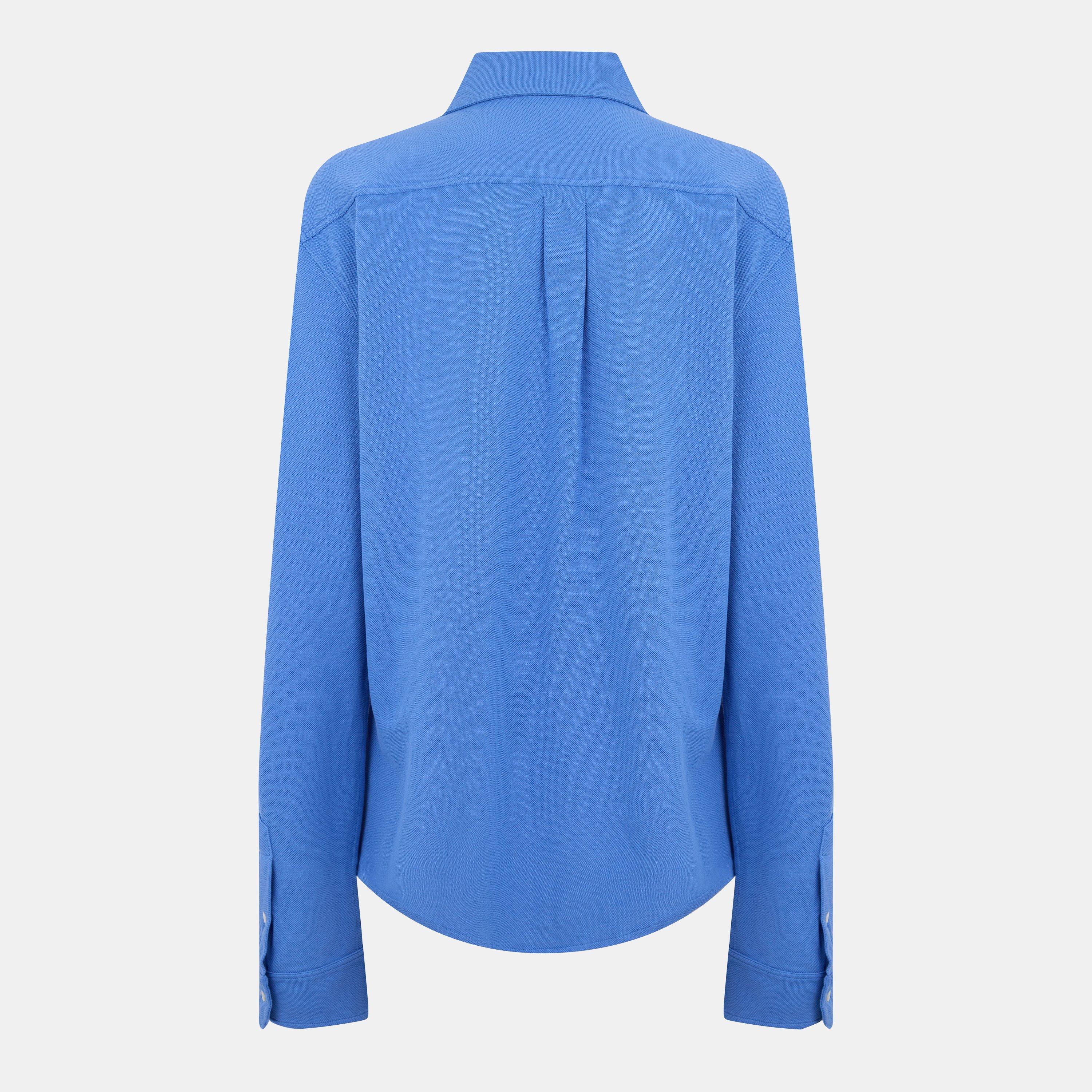 Pervinca - Miu Miu - Women's Long Sleeve Polo Shirt - 2