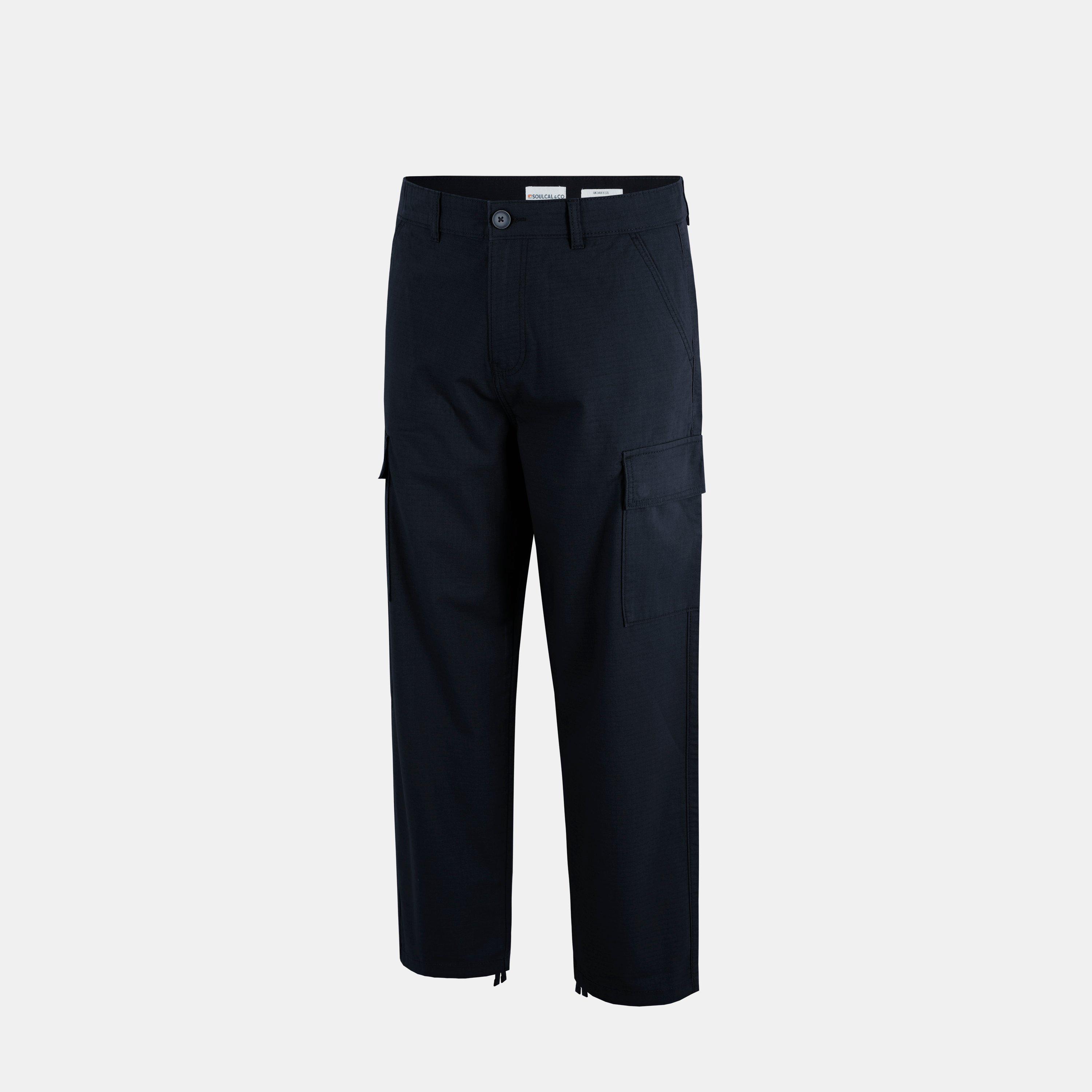 Zwart - SoulCal - Soul Rip Cargo Trousers - 3