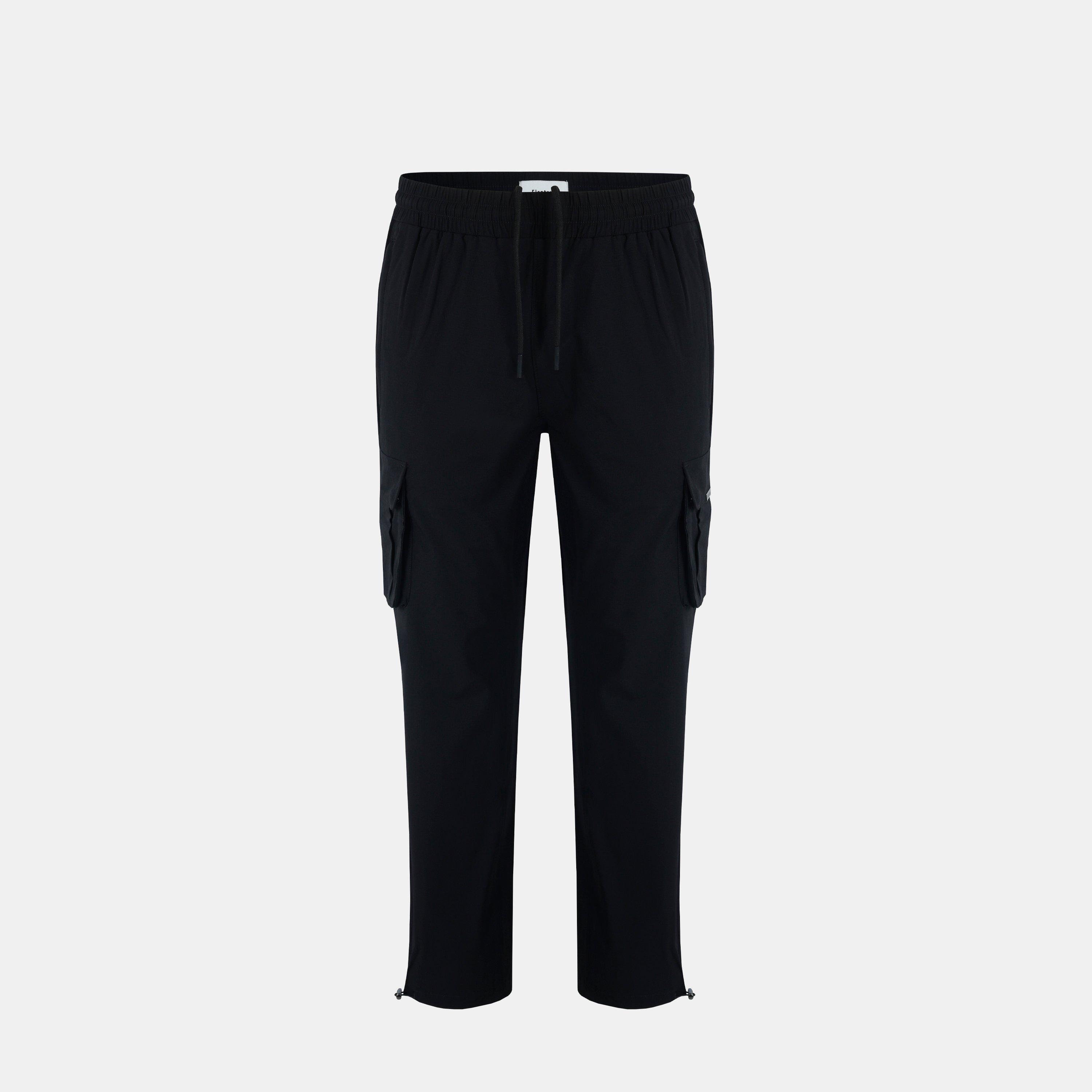 Firetrap Men's Tech Cargo Trousers - Black - 34W R