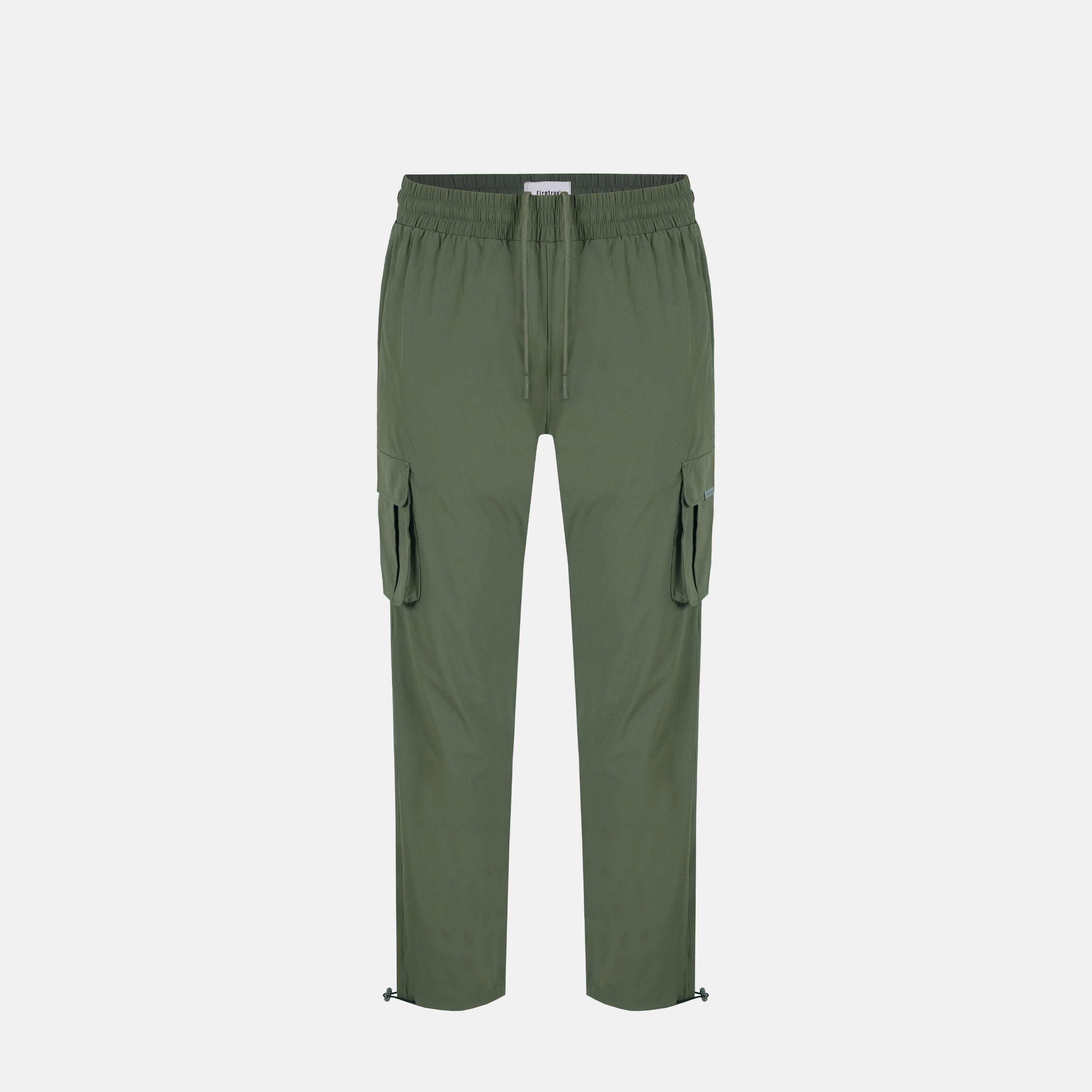 Firetrap Men's Tech Cargo Trousers - Khaki - 40W R