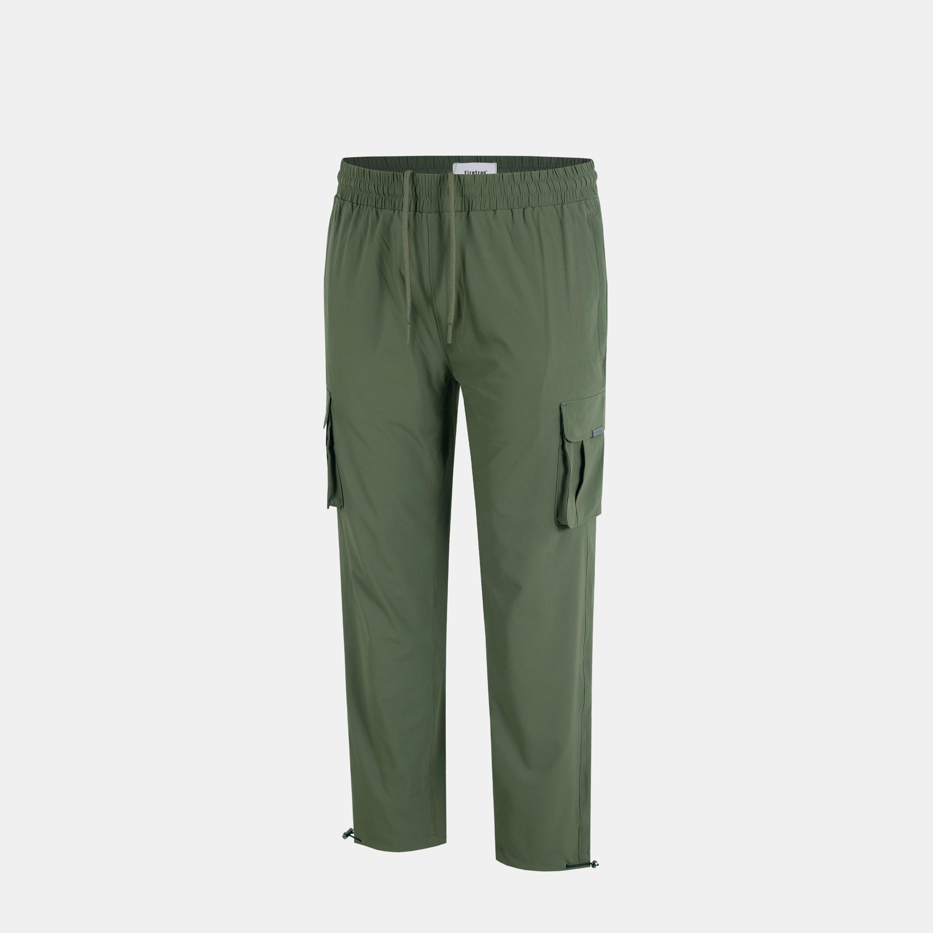 Khaki - Firetrap - Men's Tech Cargo Trousers - 3