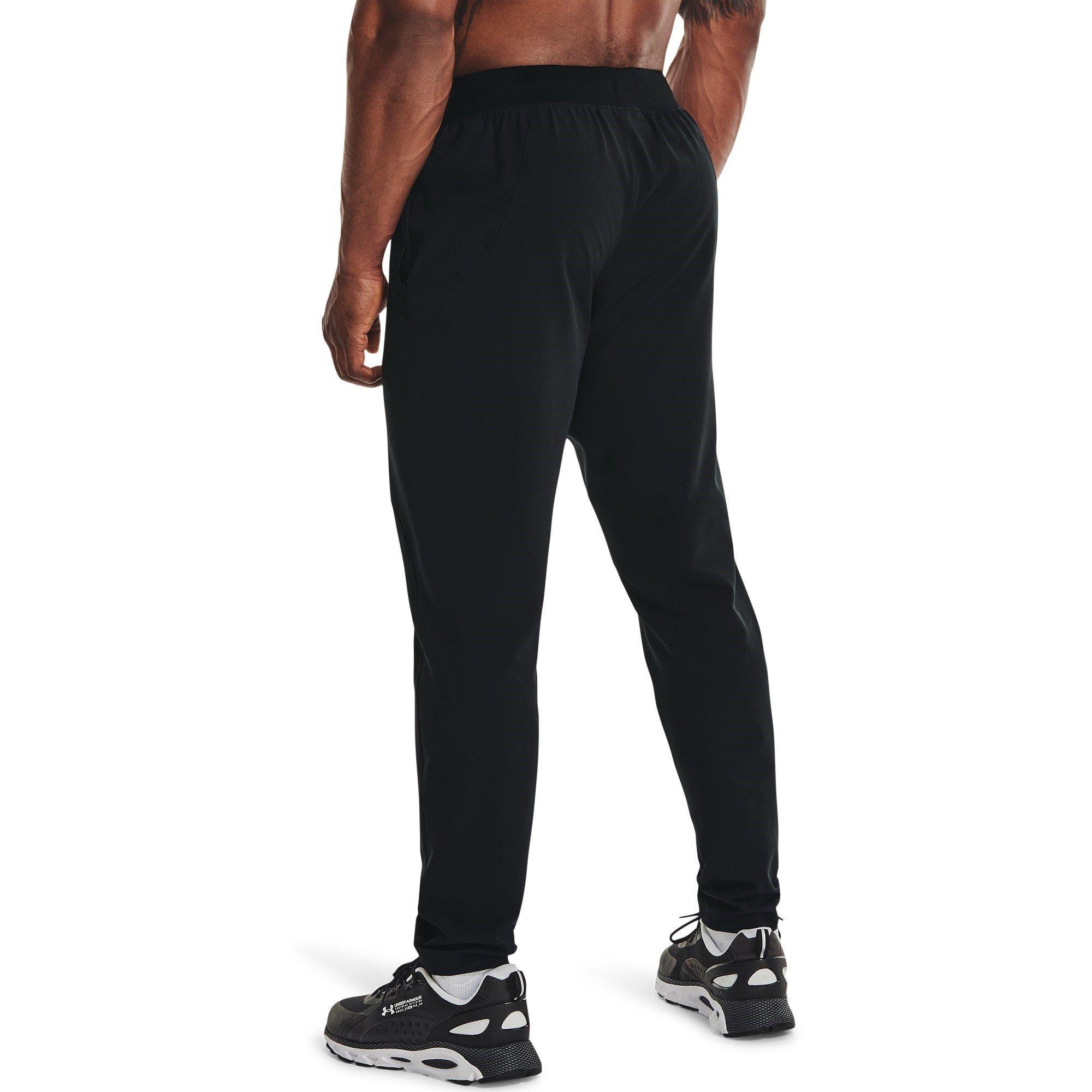 Blk/Pitch Gry - Under Armour - Unstoppable Jogging Pants Mens - 4