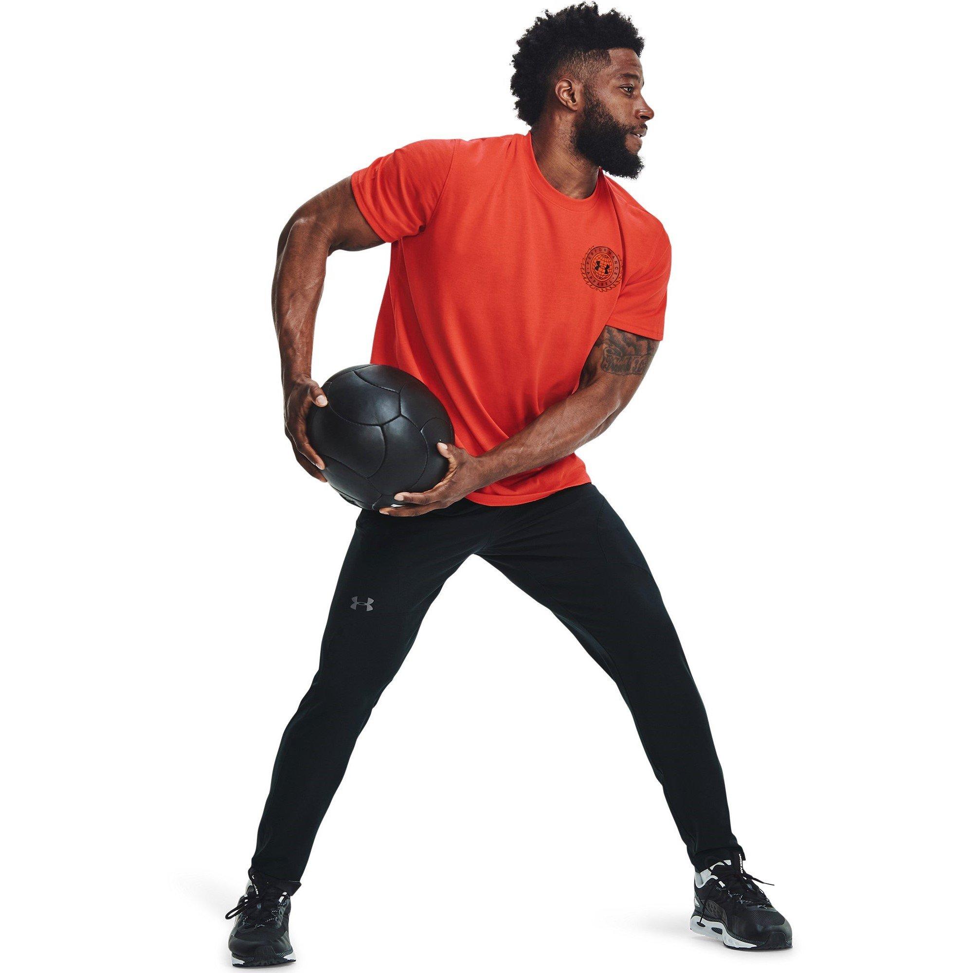 Blk/Pitch Gry - Under Armour - Unstoppable Jogging Pants Mens - 5