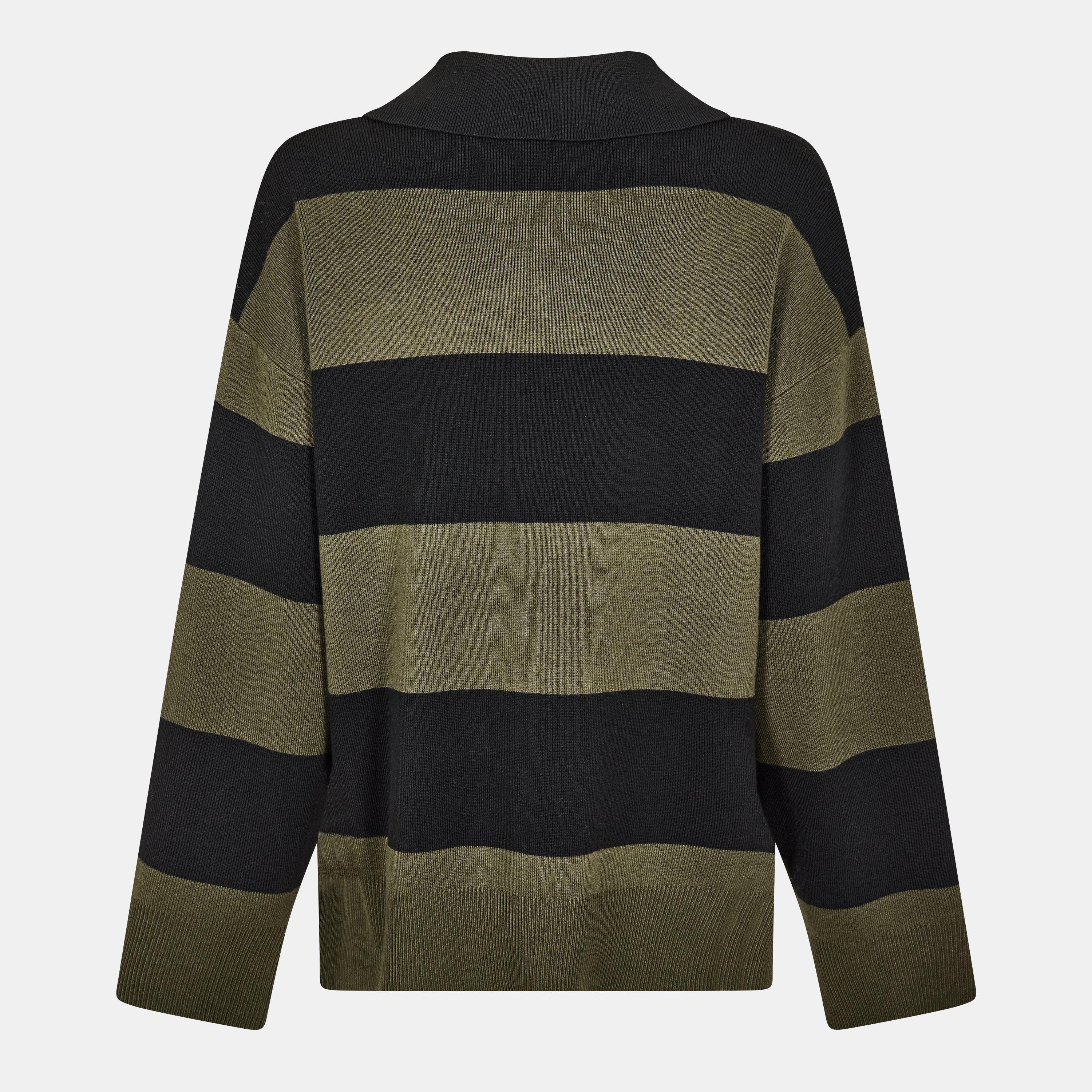 Black/Mayfly - Edited - Edited Laiani Polo Sweater - 2