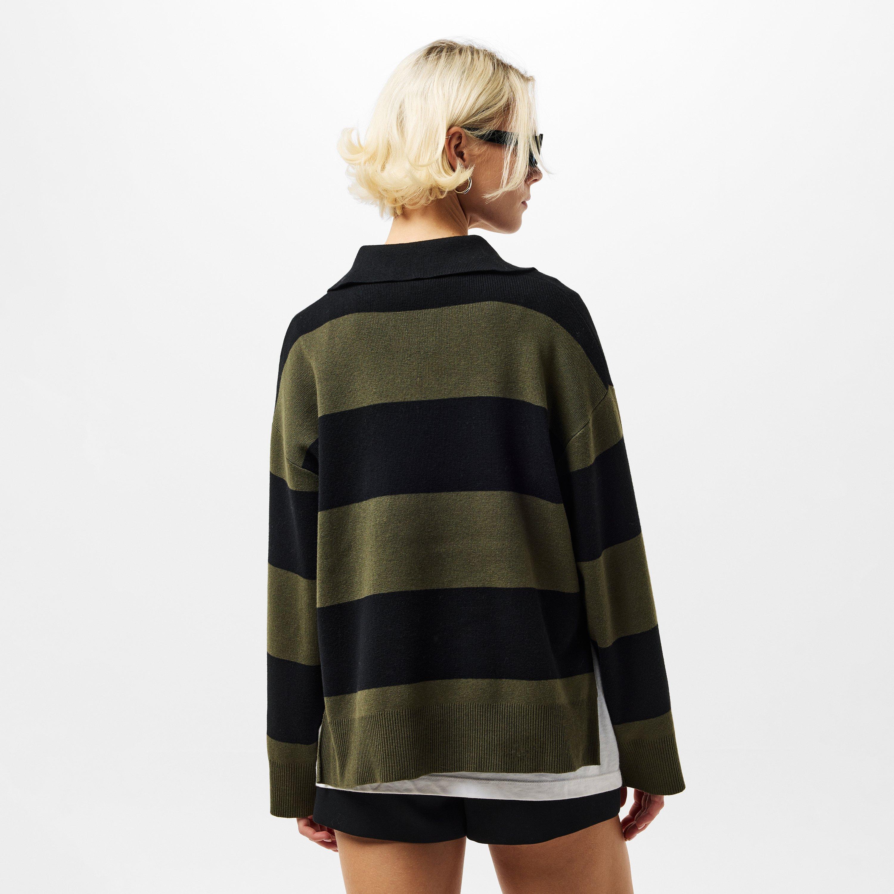Black/Mayfly - Edited - Edited Laiani Polo Sweater - 4