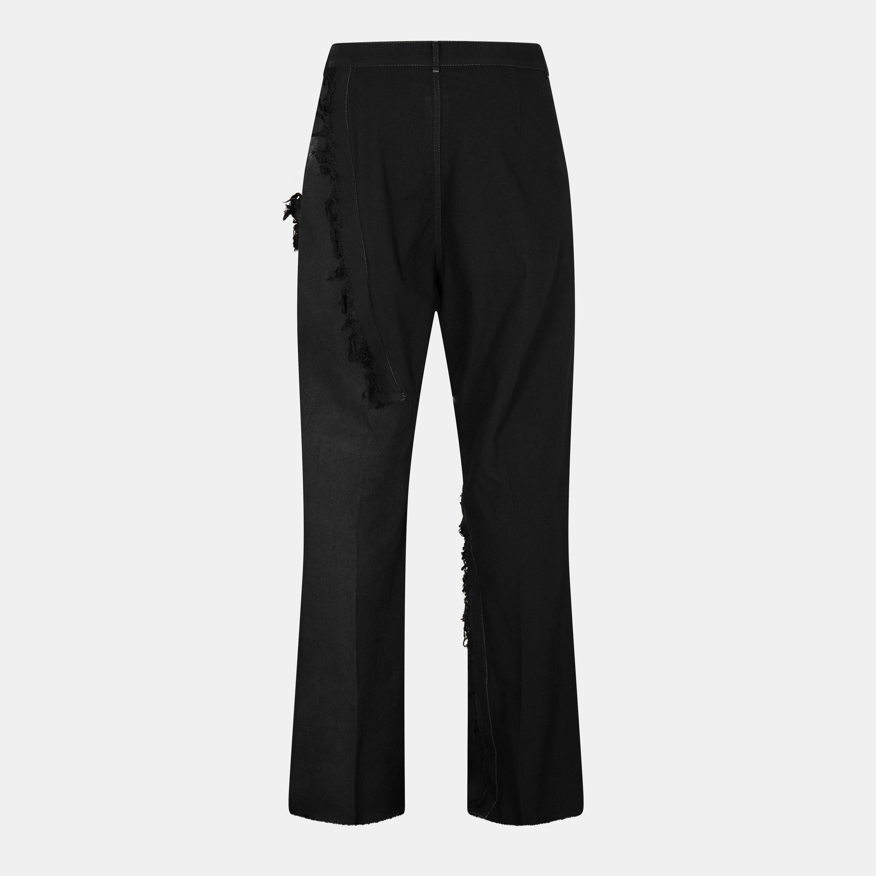 Black 09 - Rick Owens - Men's Joris Straight Leg Trouser - 2
