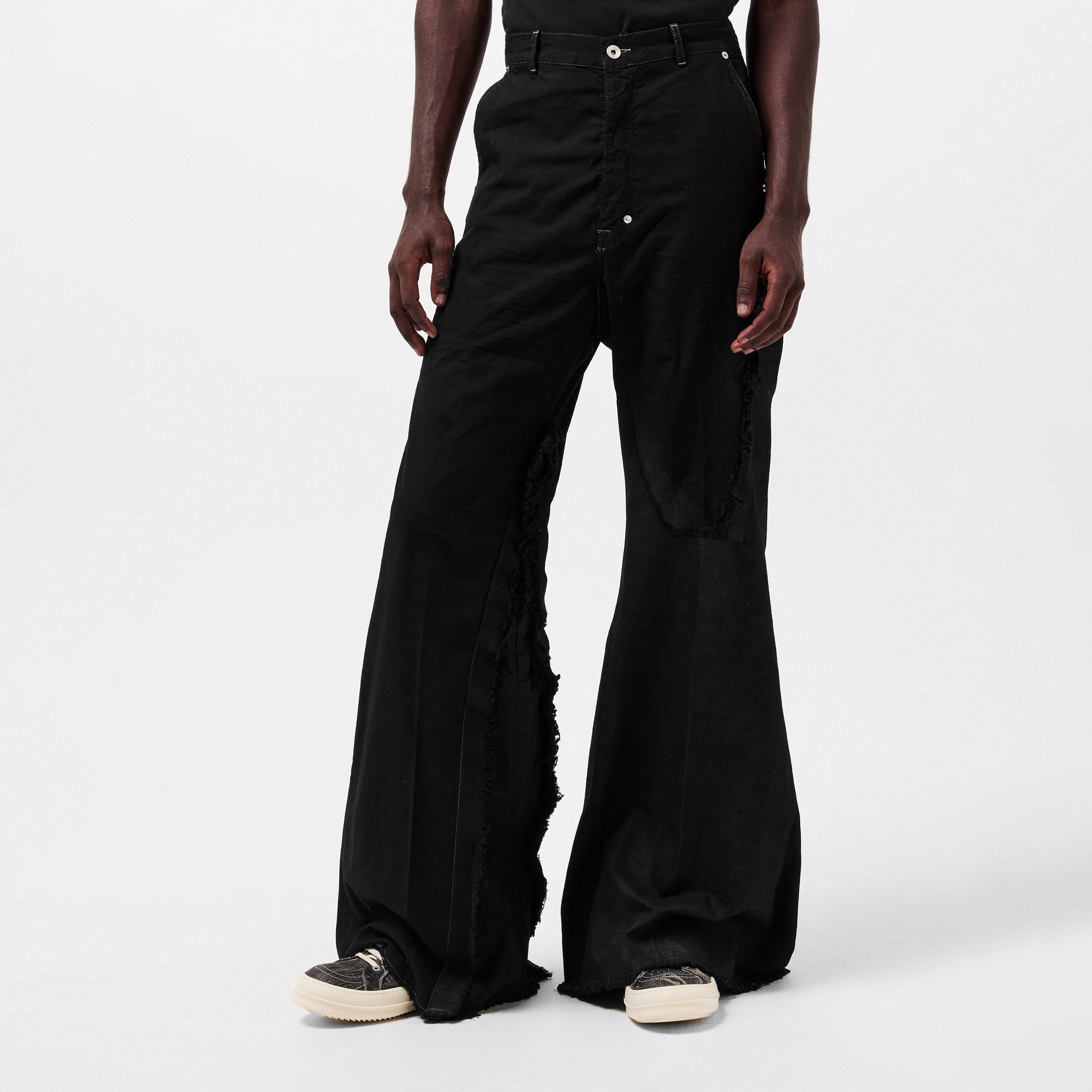 Black 09 - Rick Owens - Men's Joris Straight Leg Trouser - 3
