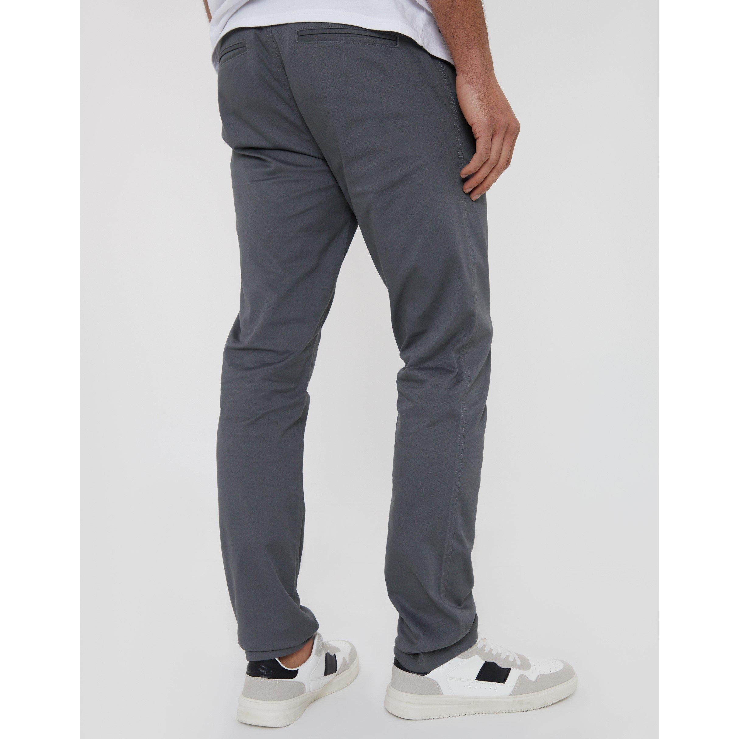 Slate - Threadbare - Men's Slim Fit Trousers - 3