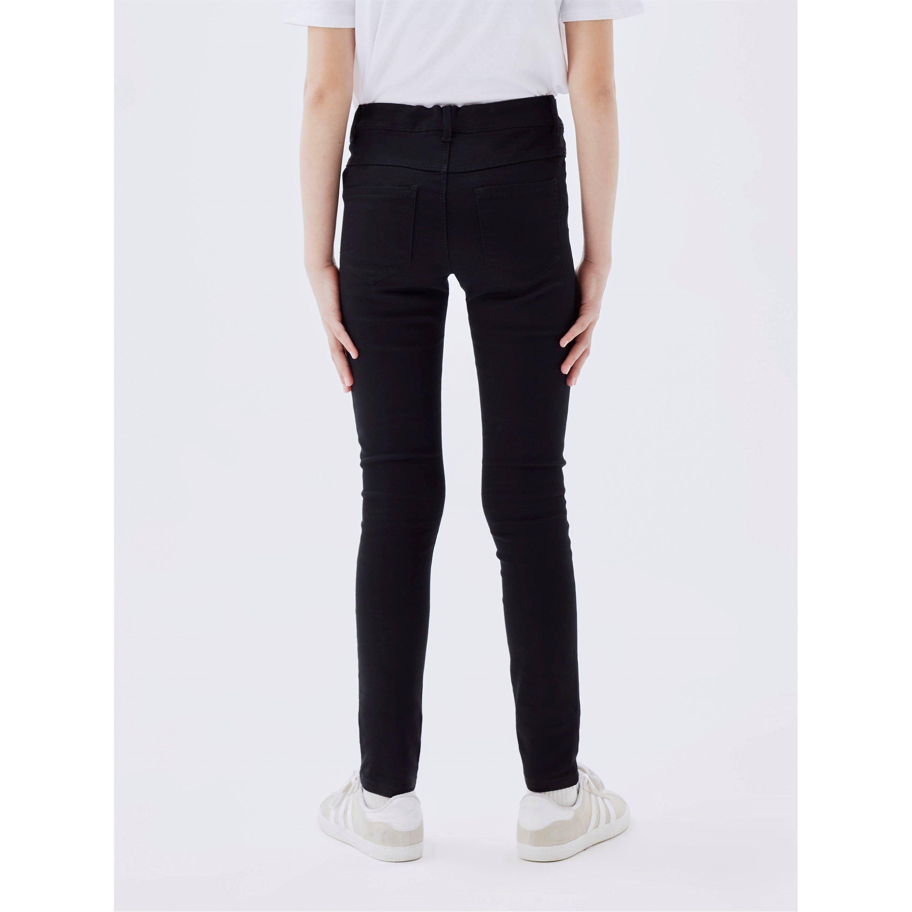 Black - Name It - Kids' Leggings Skinny Jeans - 7
