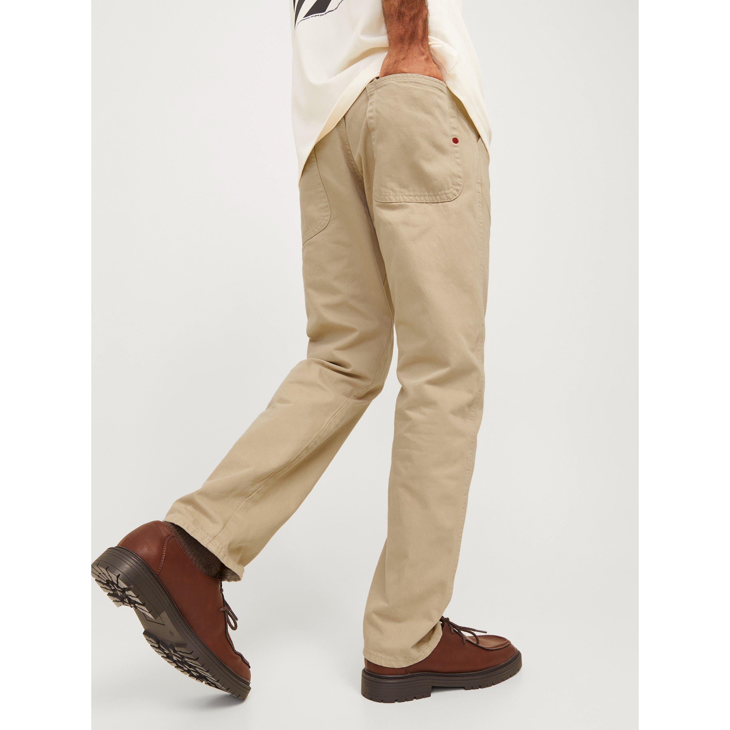 Twill - Jack and Jones - Men's Junior Worker Straight Leg Trouser - 3