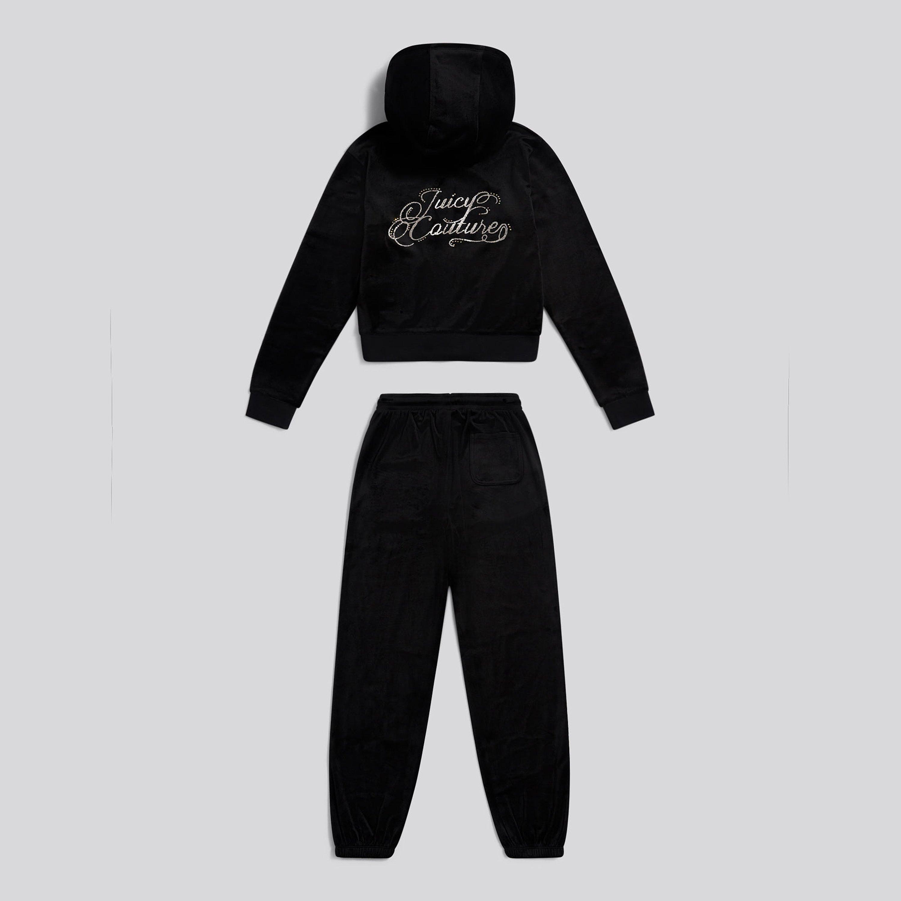 Jet Black 102 - Juicy Couture - Kids' Velour Clothing Set - 2