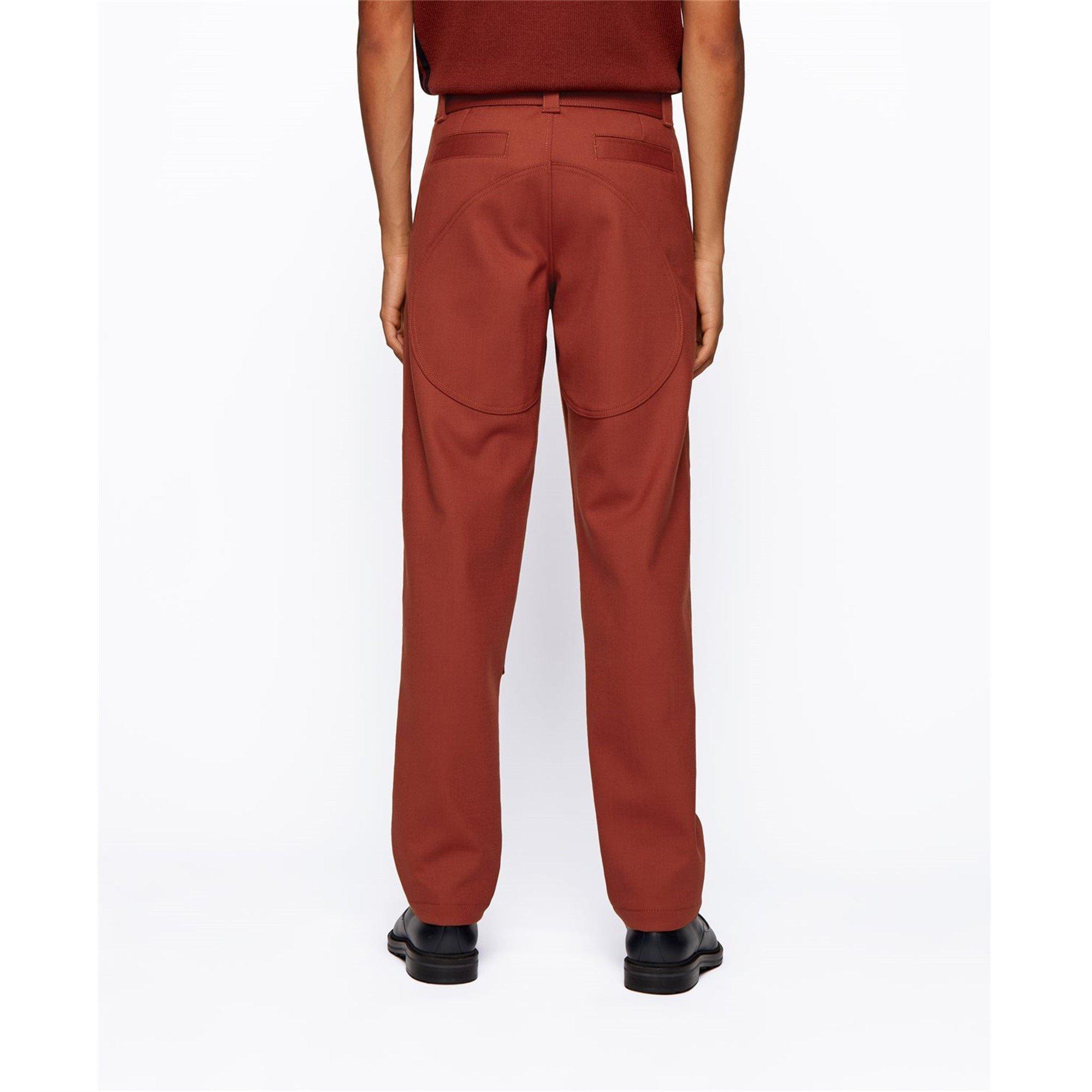 Rust/Copper - Boss - Men's Callio Cargo Trousers - 3