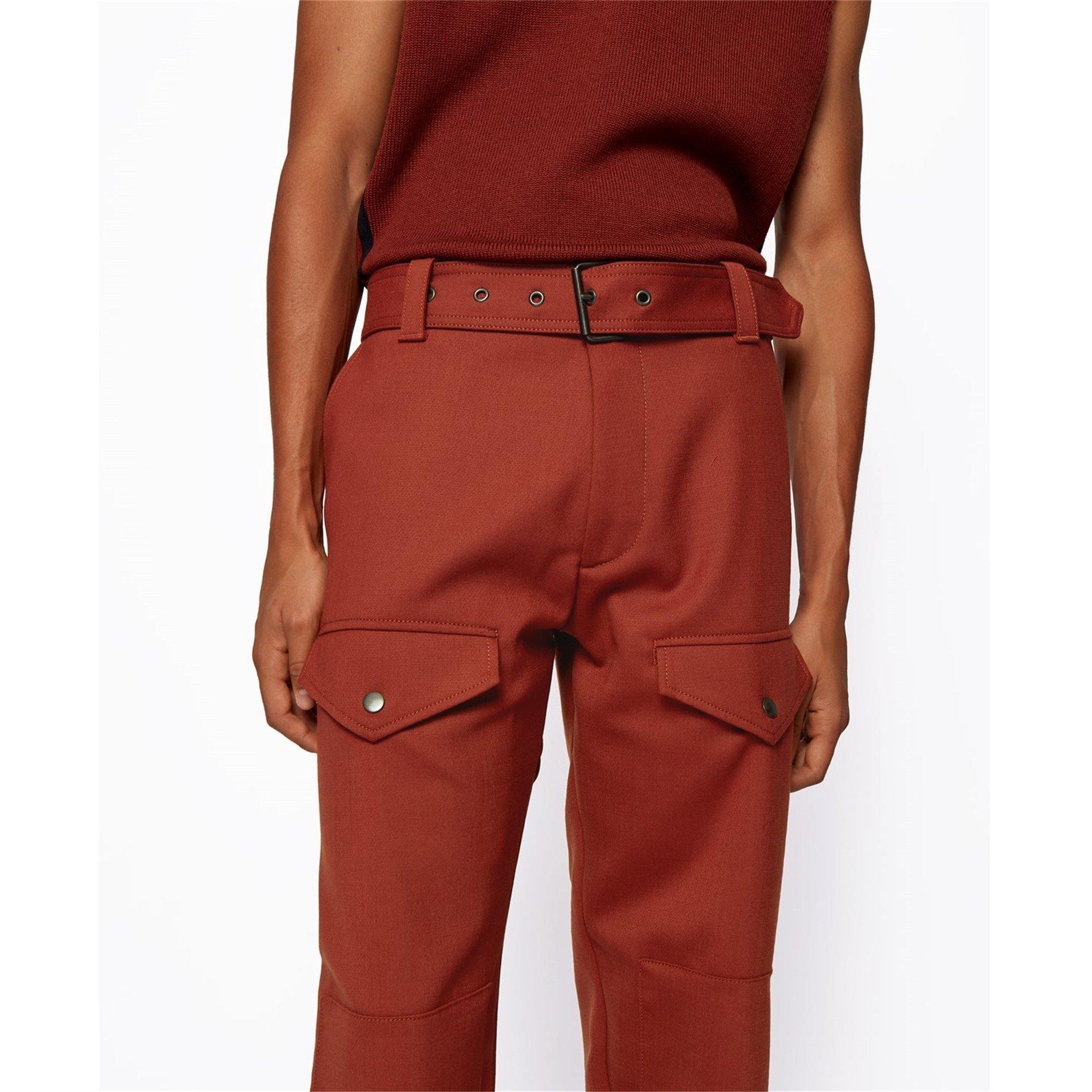 Rust/Copper - Boss - Men's Callio Cargo Trousers - 4