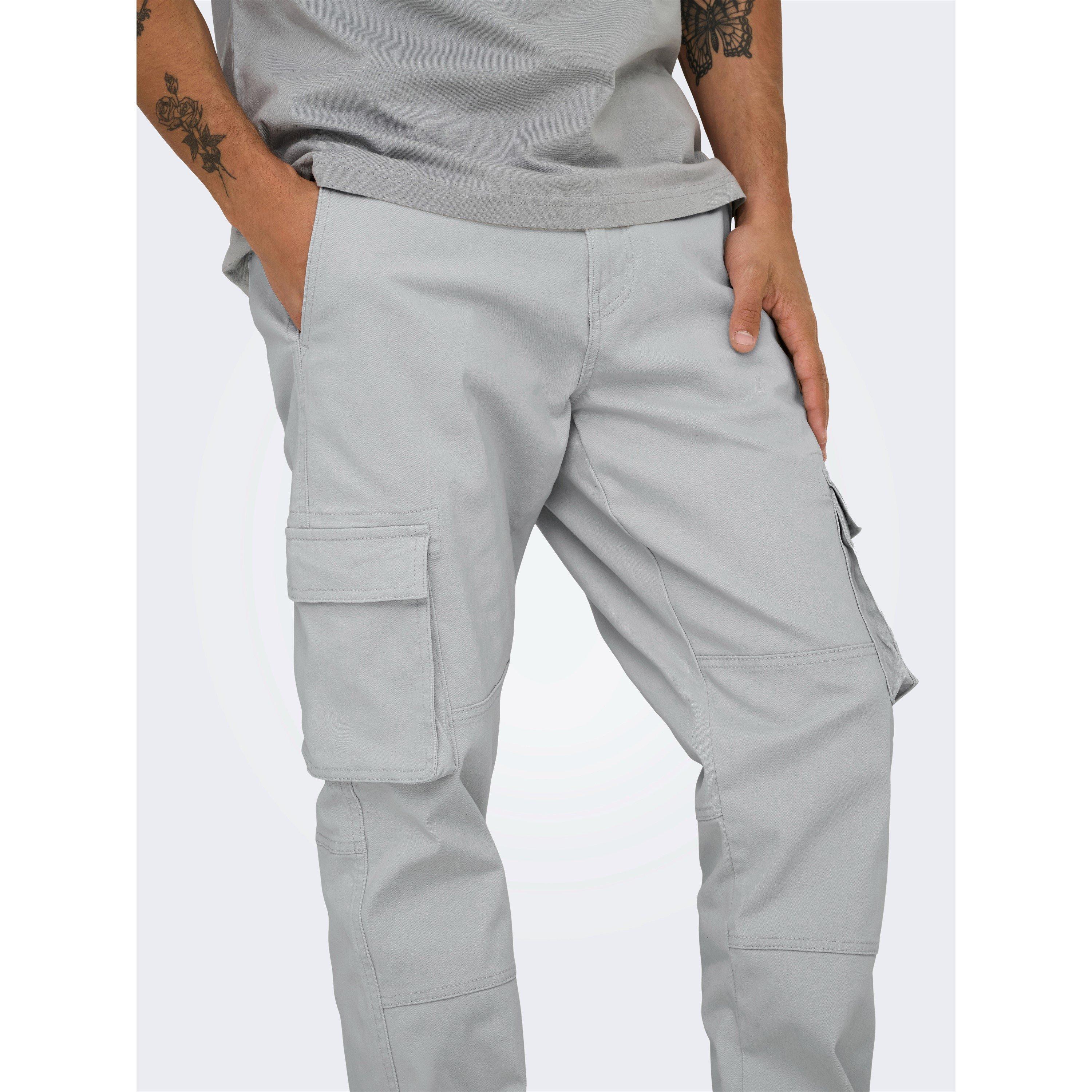 Glacier Gray - Only - Cargo Trousers - 3