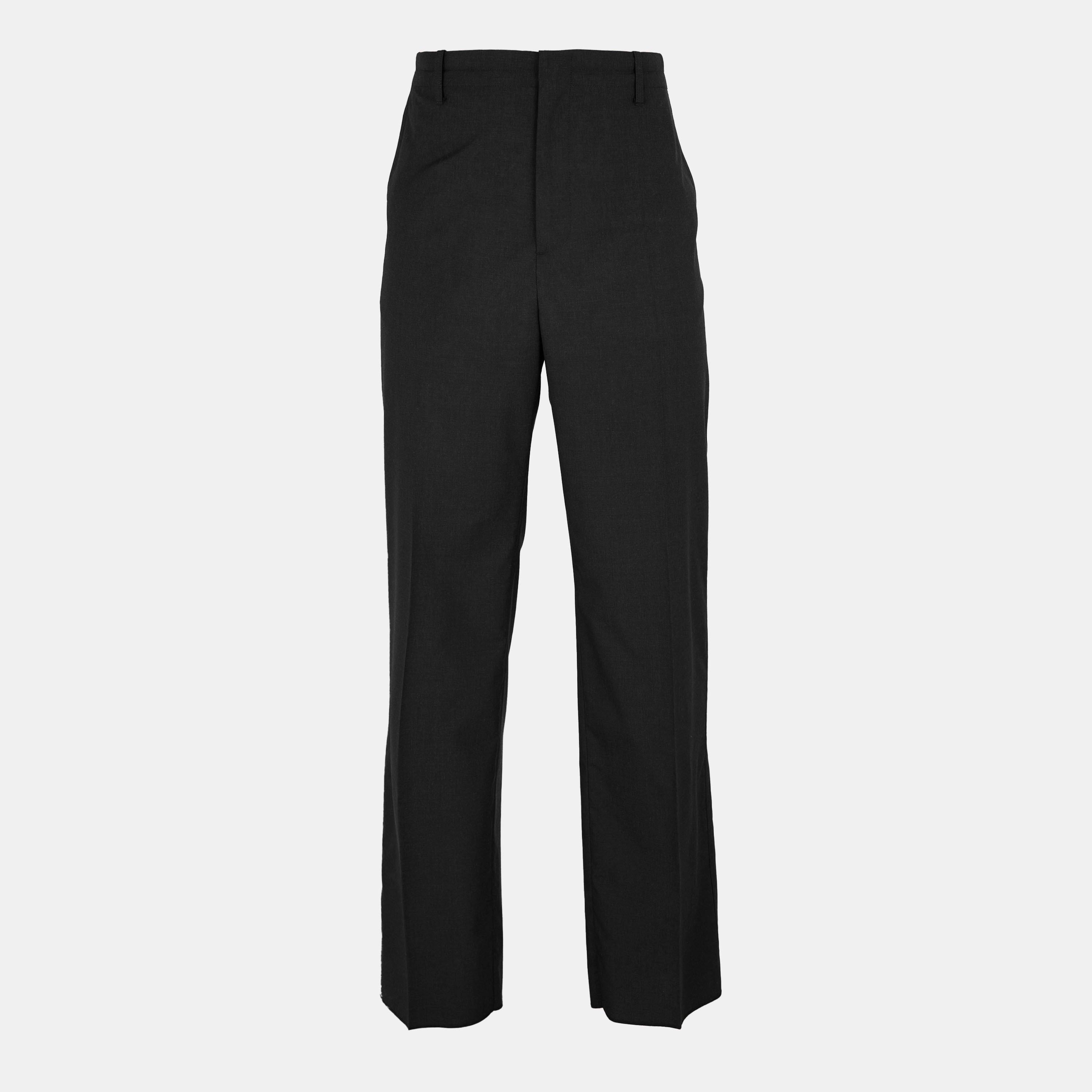 Bottega Veneta Wool Trousers - Charcoal - L