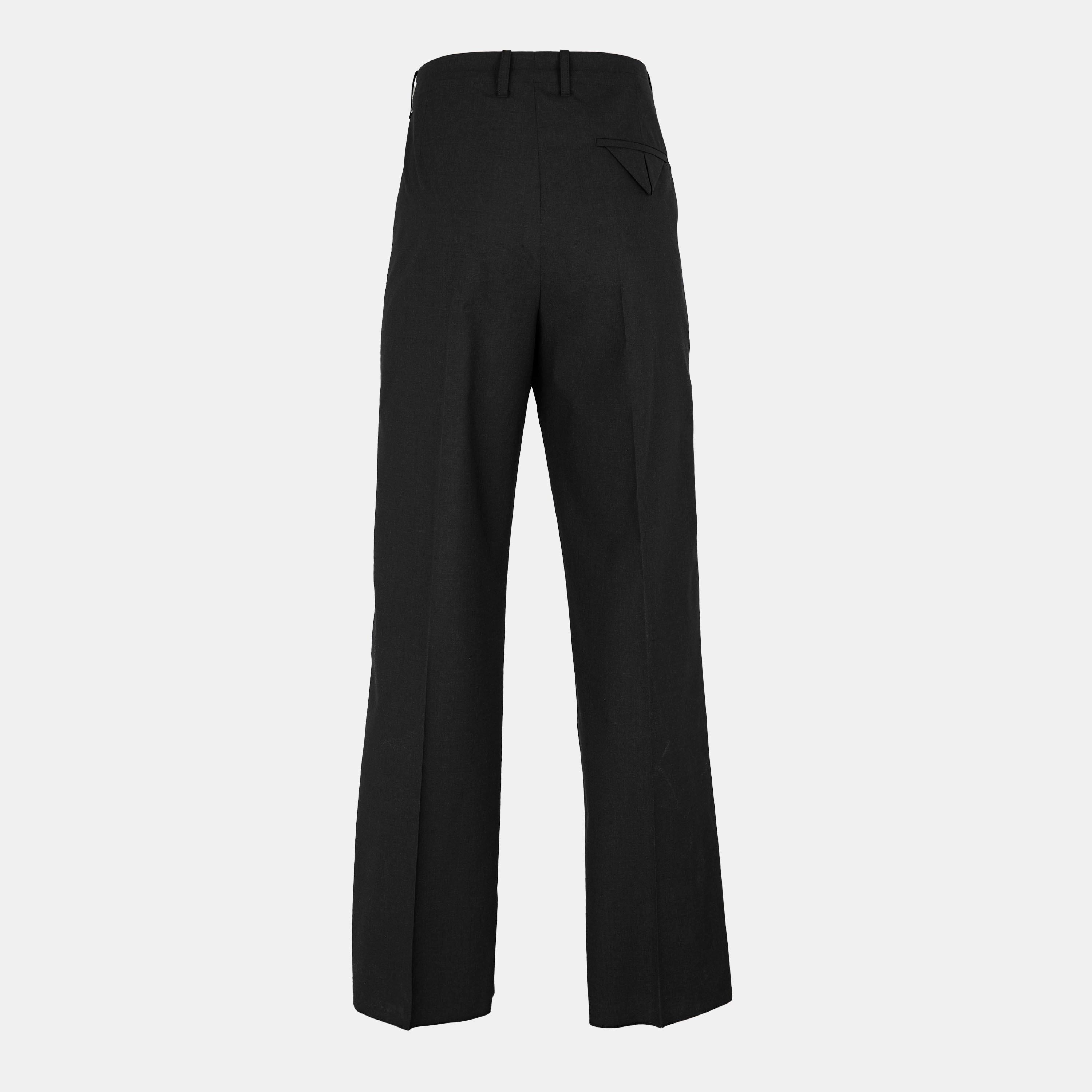 Charcoal - Bottega Veneta - Wool Trousers - 2