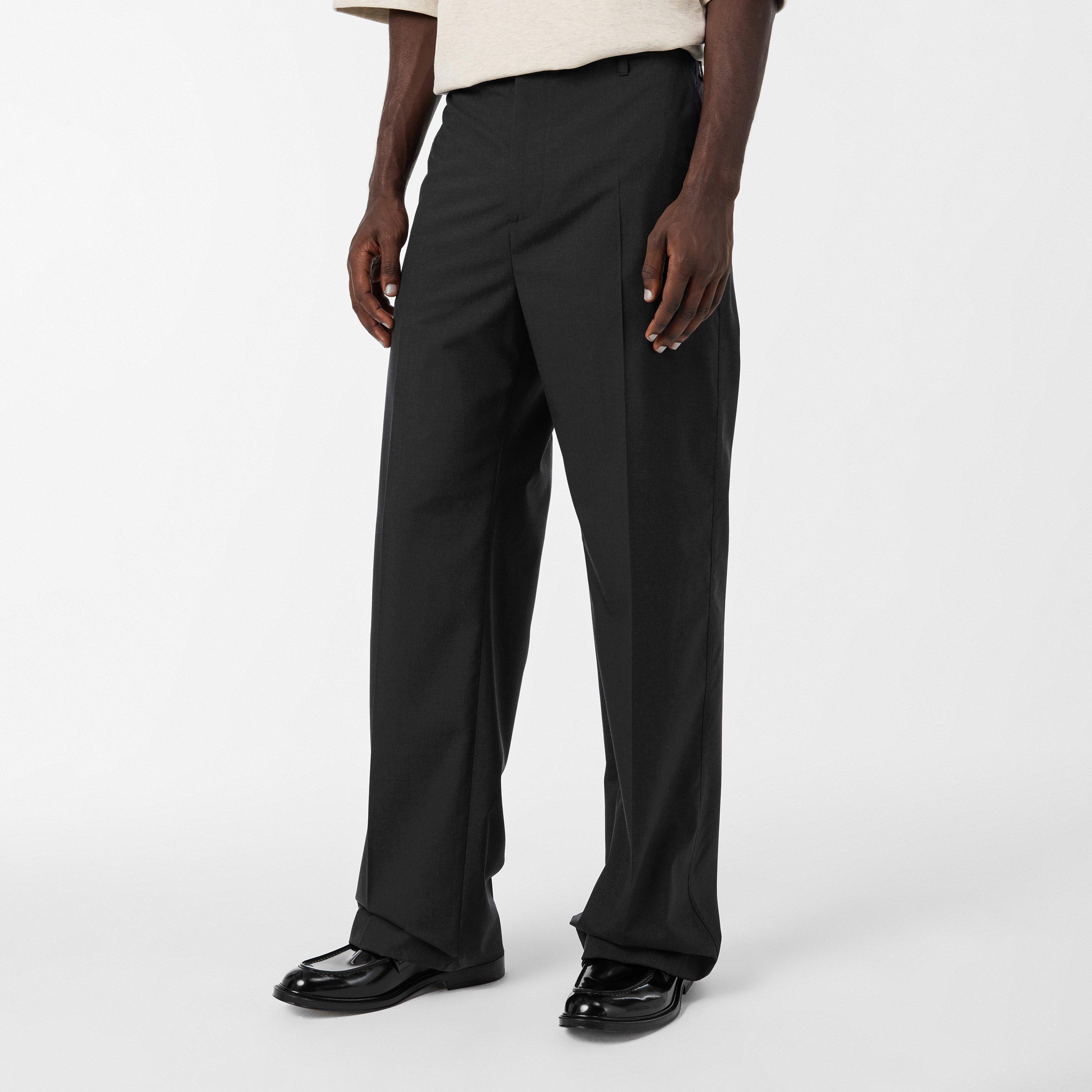 Charcoal - Bottega Veneta - Wool Trousers - 3