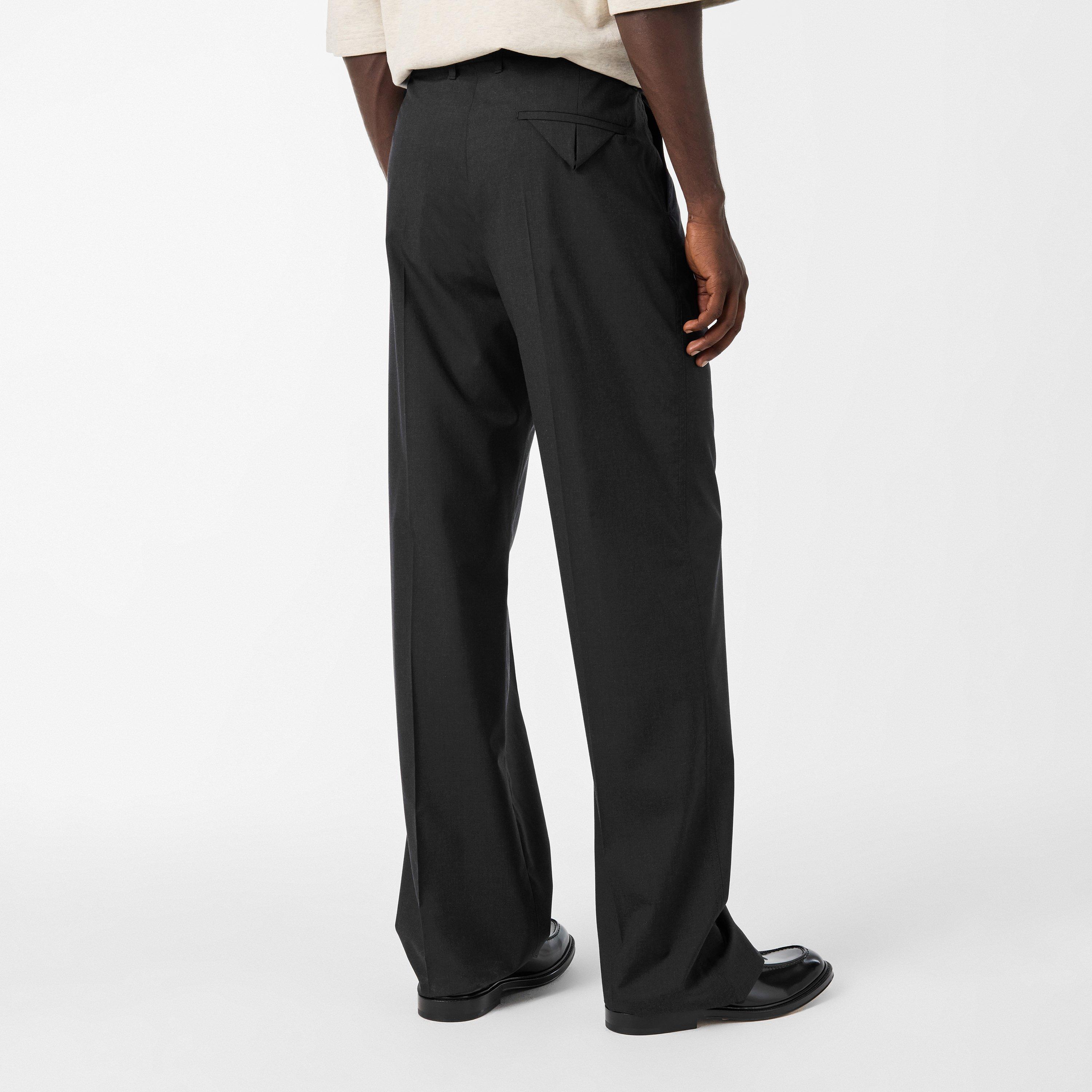 Charcoal - Bottega Veneta - Wool Trousers - 4