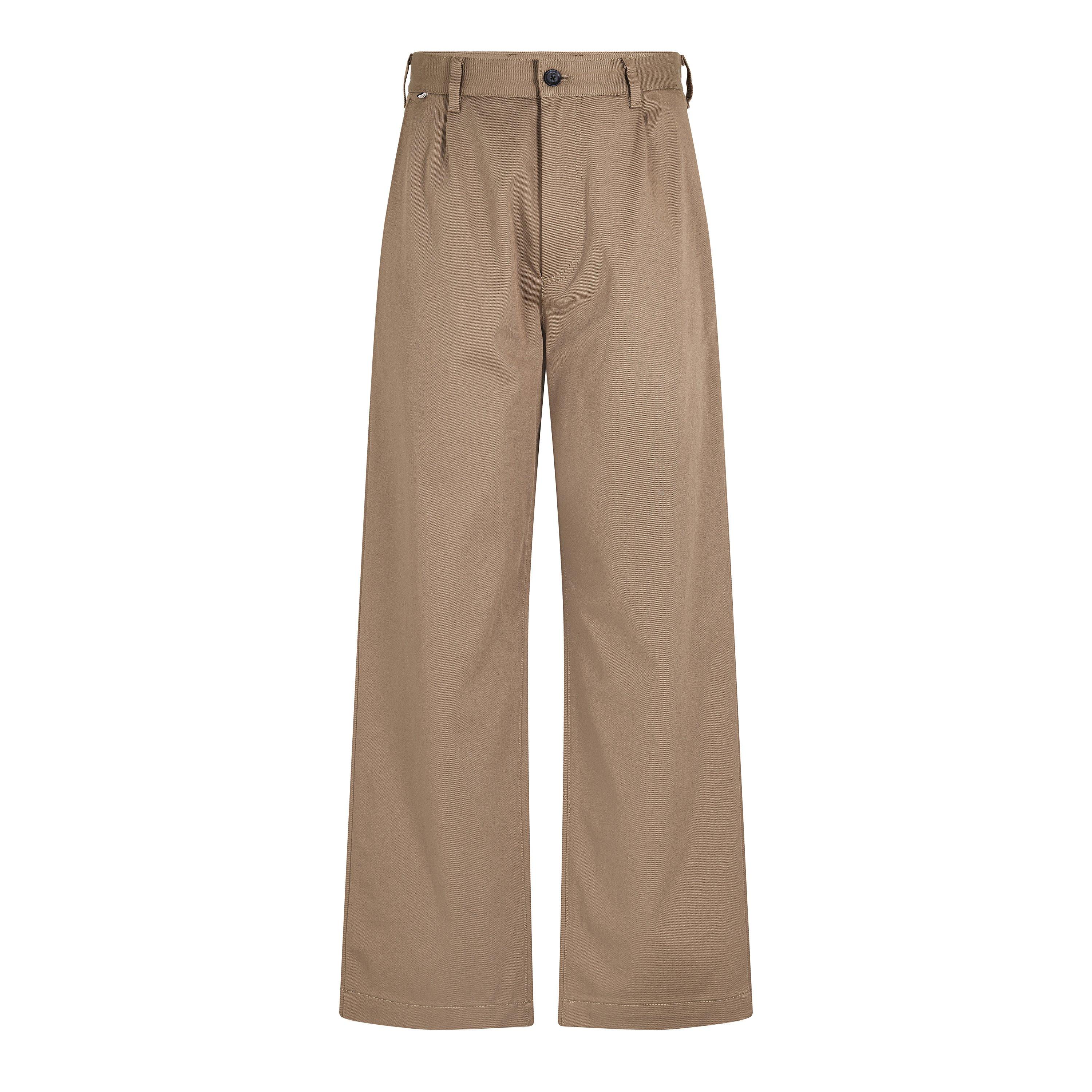 Open Brown - Boss - Men's Kaiden-Dpl Straight Leg Trousers - 1