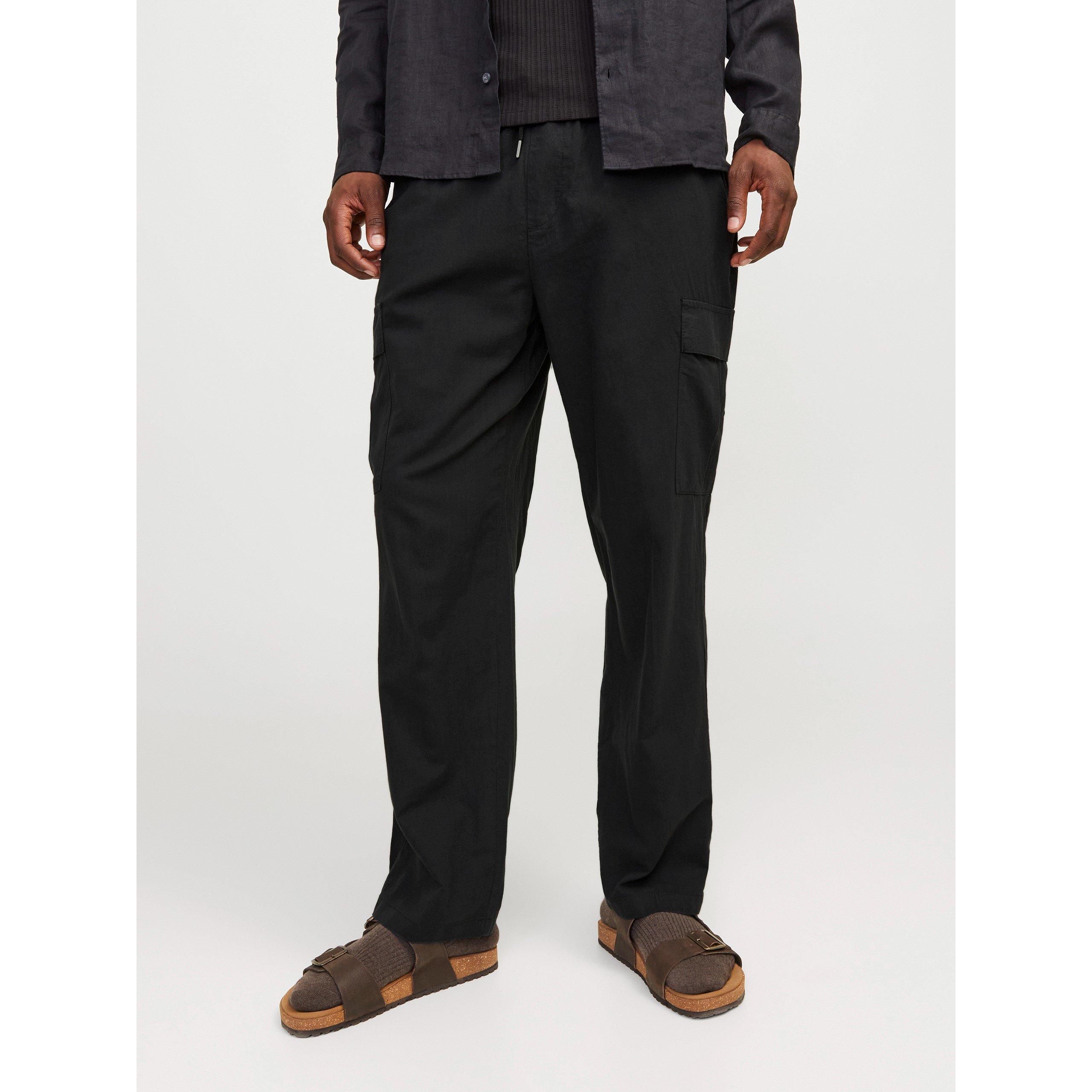 Jack And Jones Men's Karl Cargo Trousers - Black - S