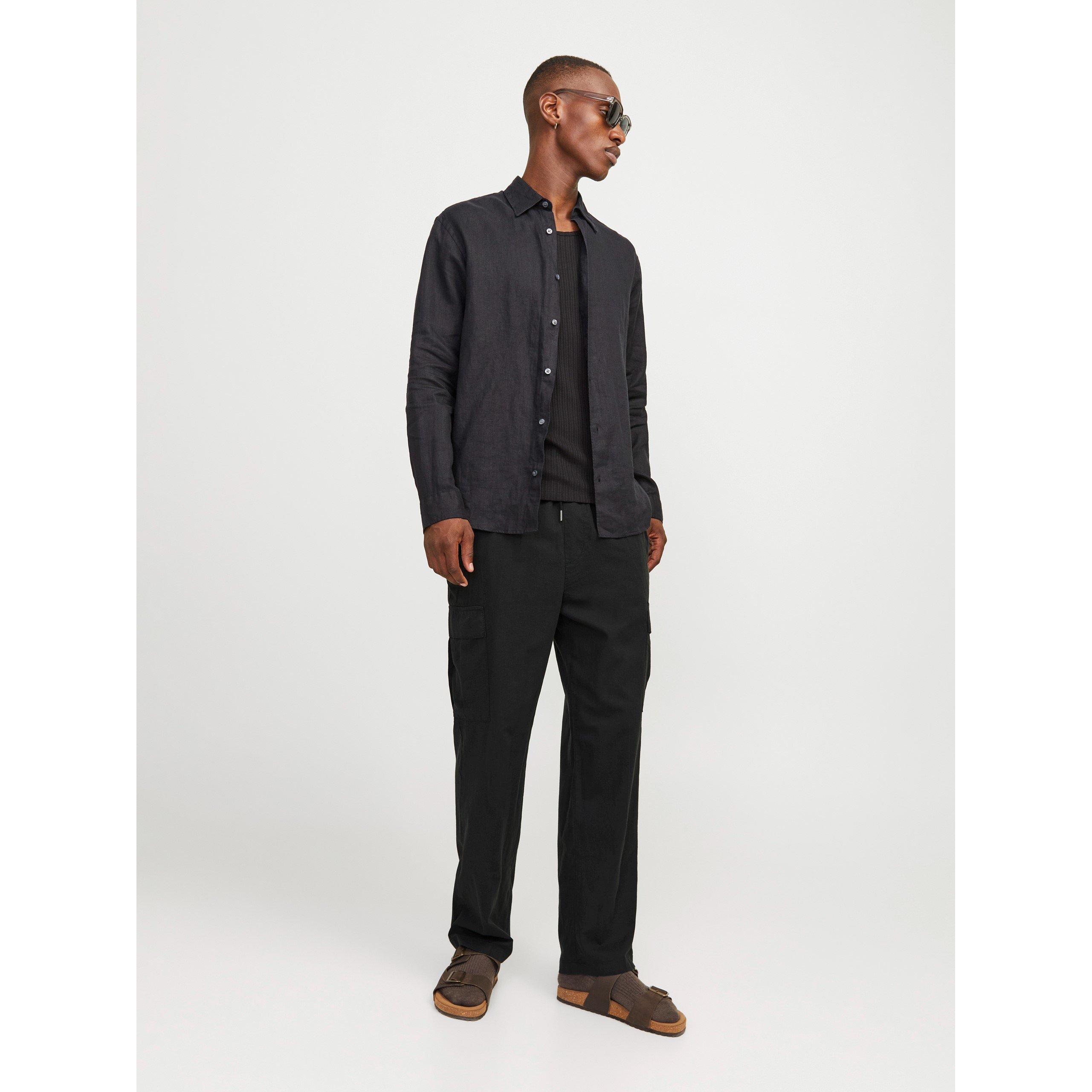 Zwart - Jack and Jones - Karl Cargo Trousers - 2