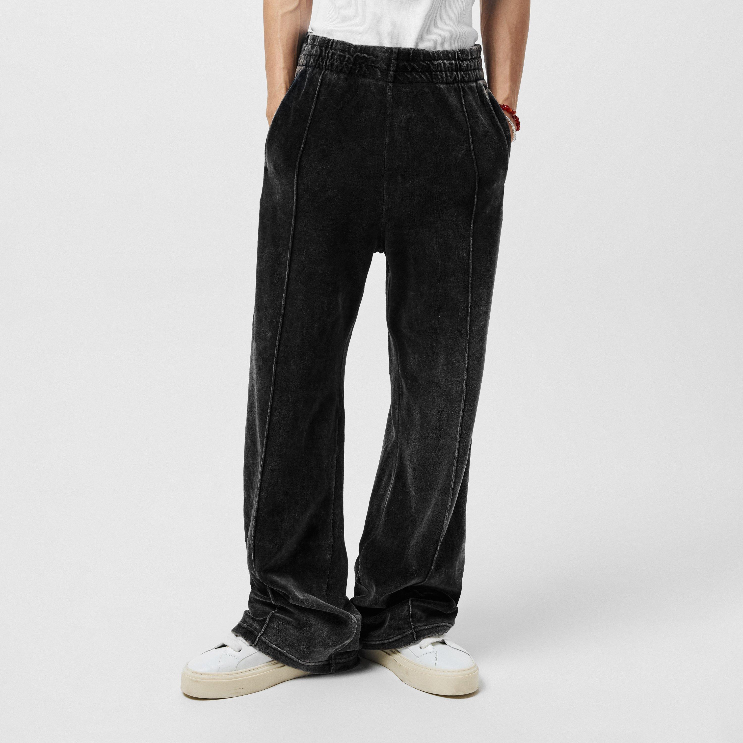 Black Black - Diesel - Soft-touch Straight Leg Joggers - 3