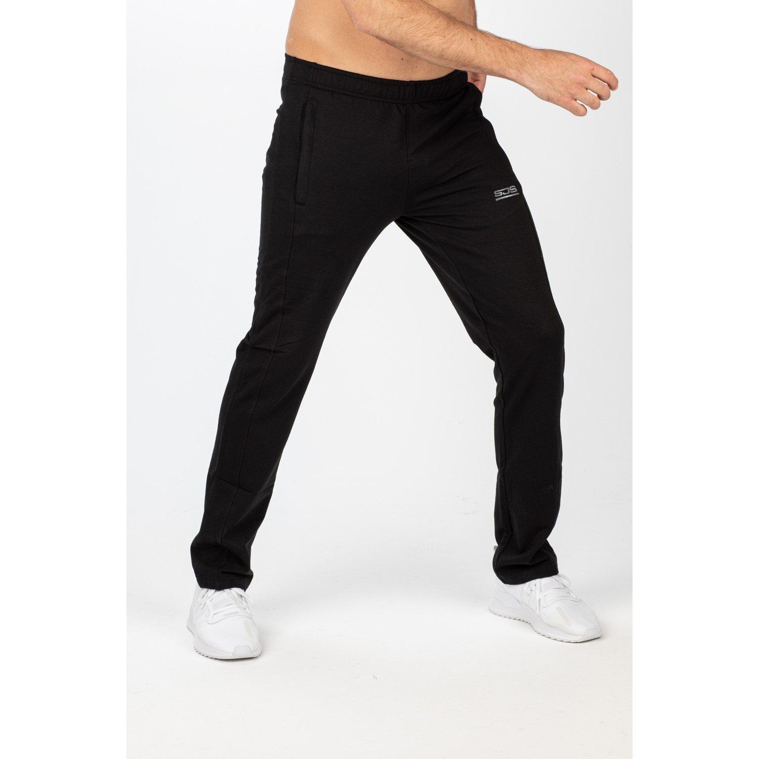 Black - Sjeng Sports - Men's Auckland Performance Tracksuit Bottoms - 1