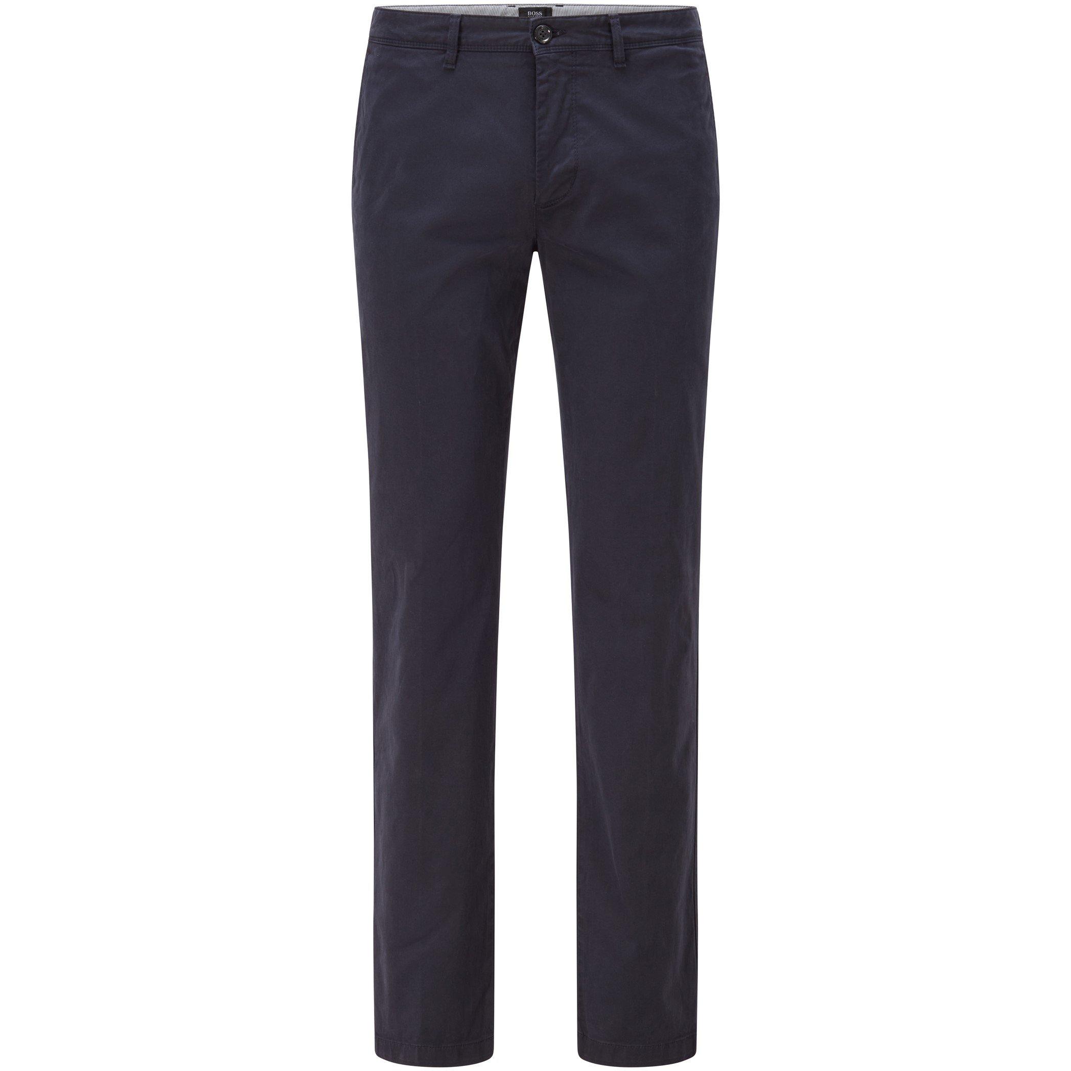 Boss Men's Crigan2 D Straight Leg Trousers - Dark Blue - 30W R