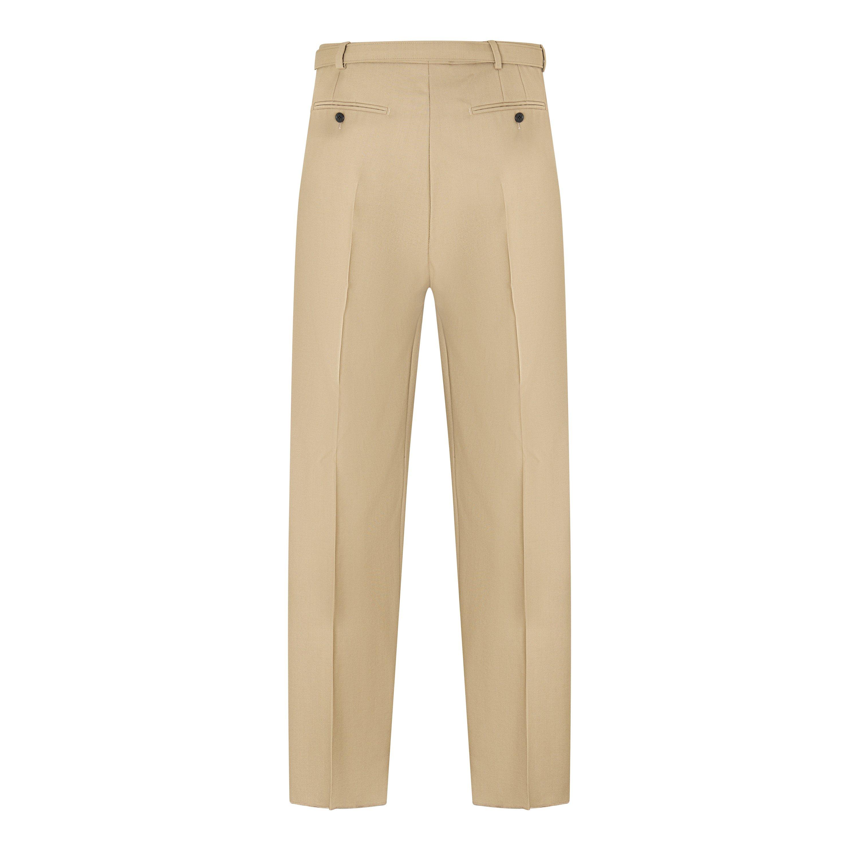 Beige - Saint Laurent - Men's Straight Leg Trousers - 2