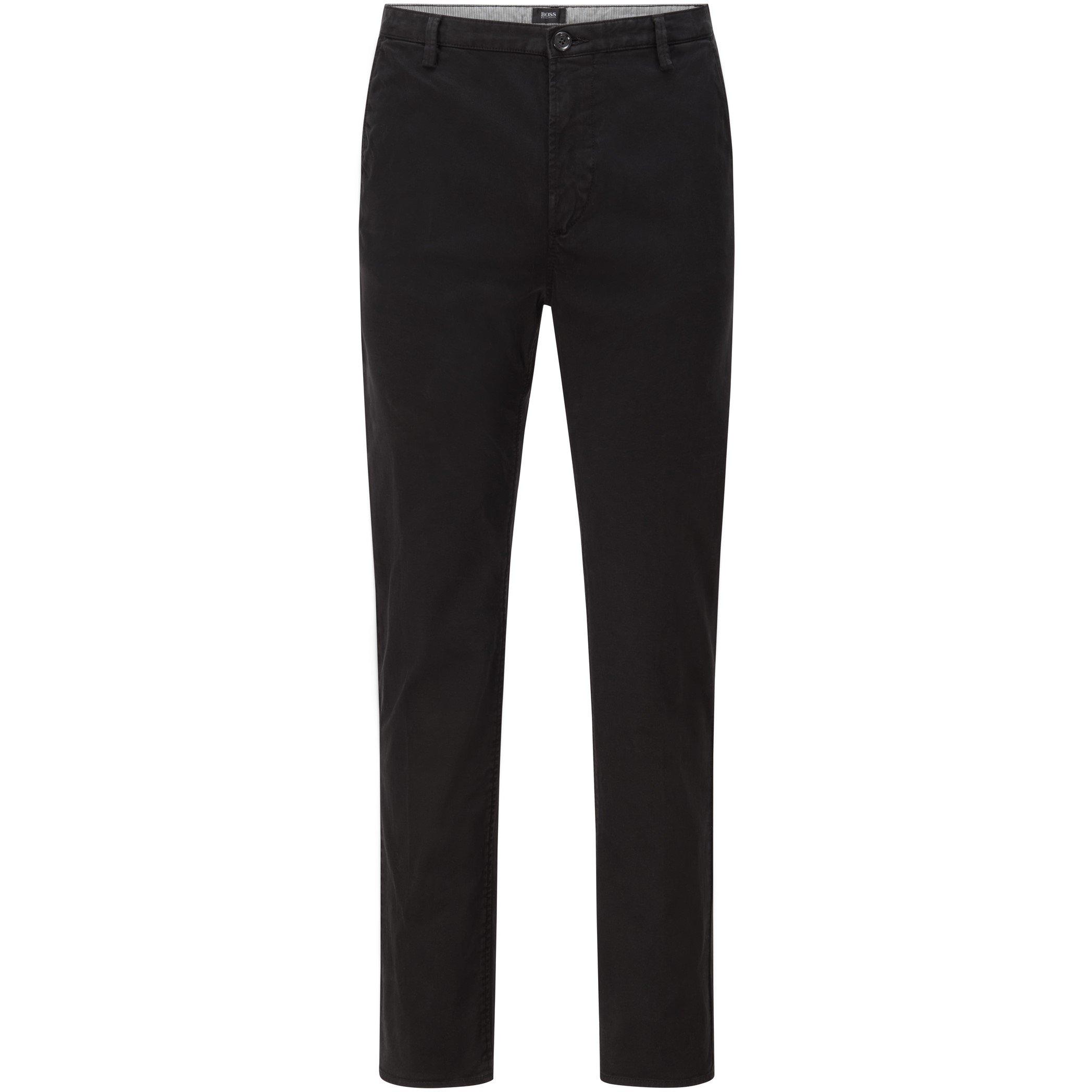 Boss Men's Rice1 D Straight Leg Trousers - Black - 28W R