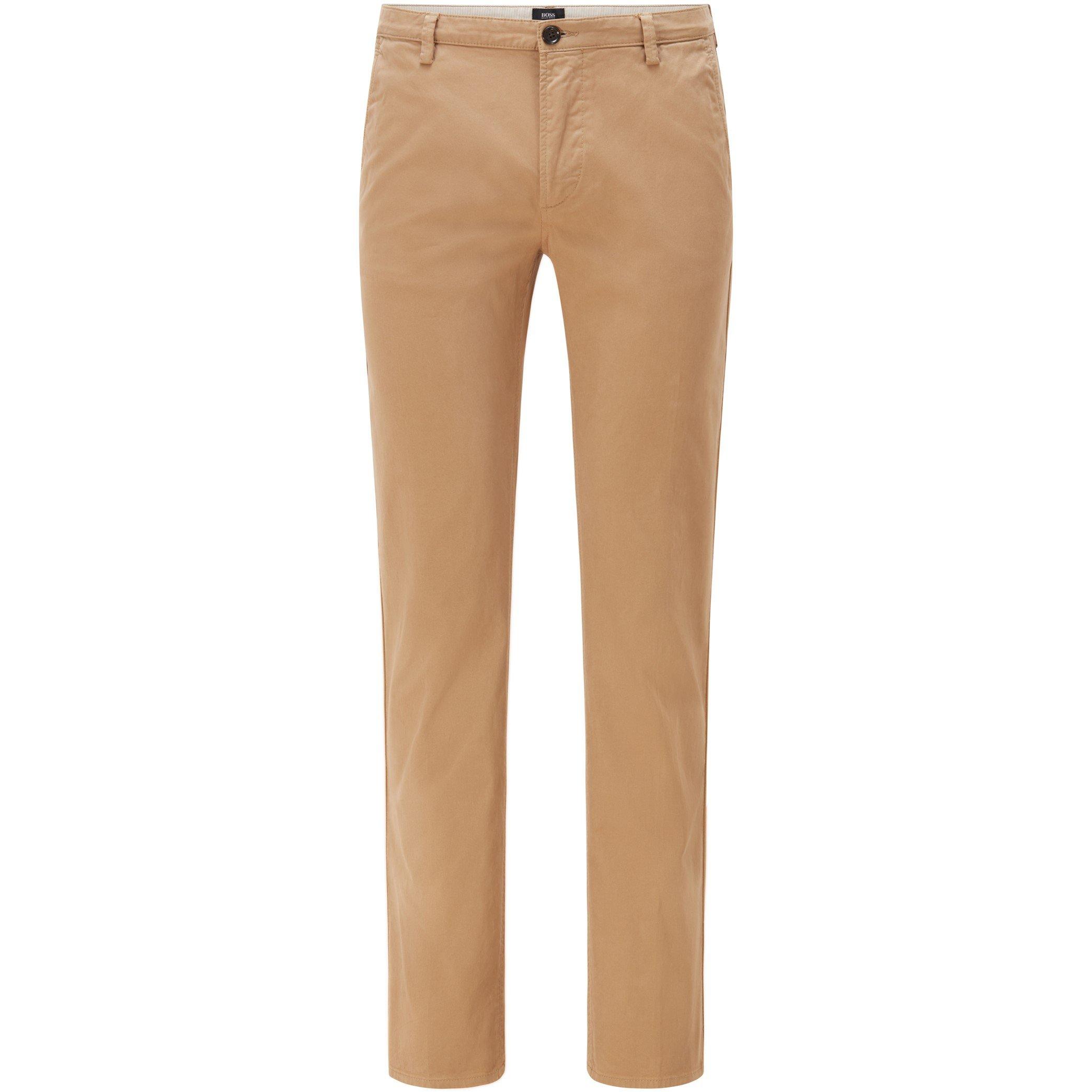 Boss Men's Rice1 D Straight Leg Trousers - Medium Beige - 40W R