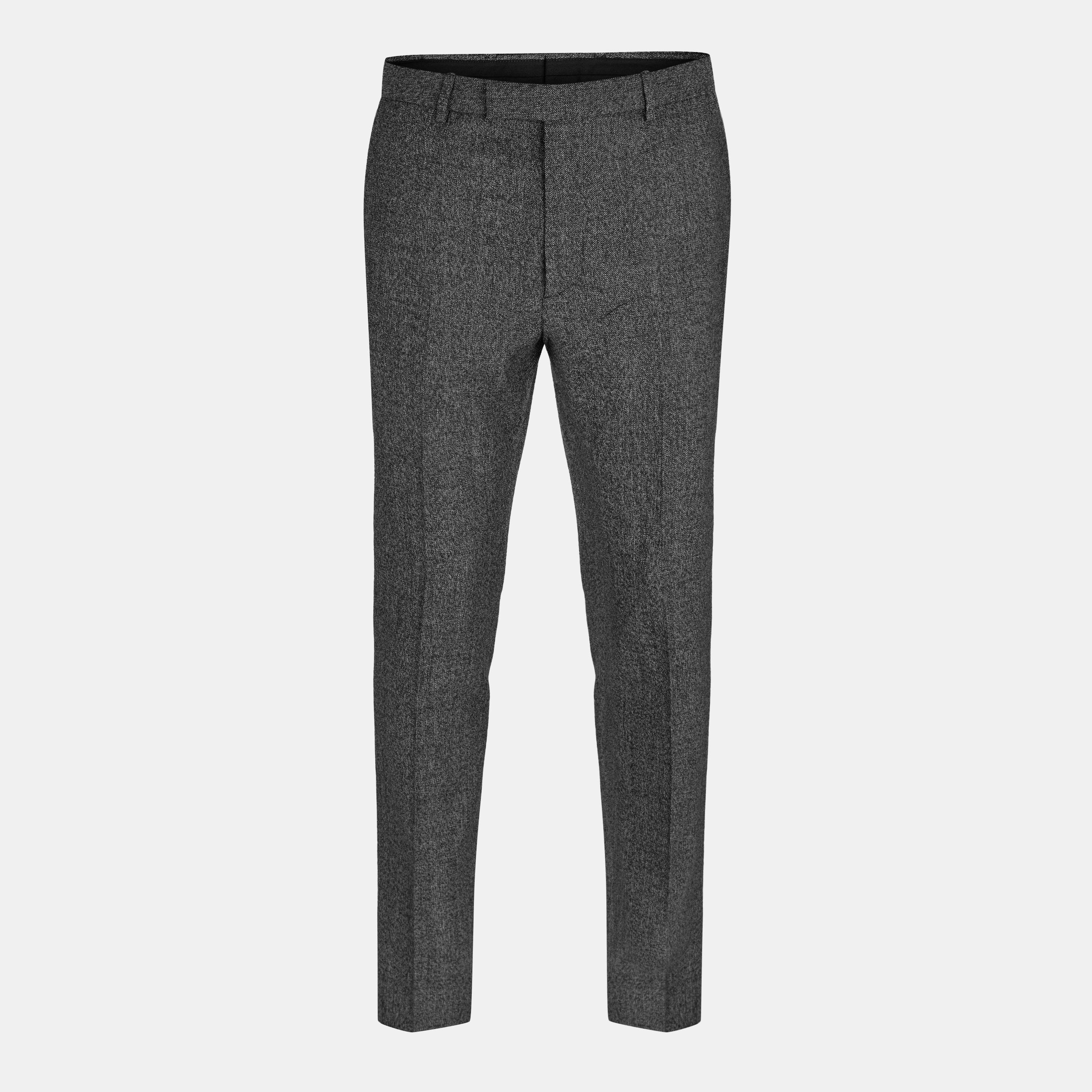 Gucci Men's Wool Straight Leg Trousers - Black - XL