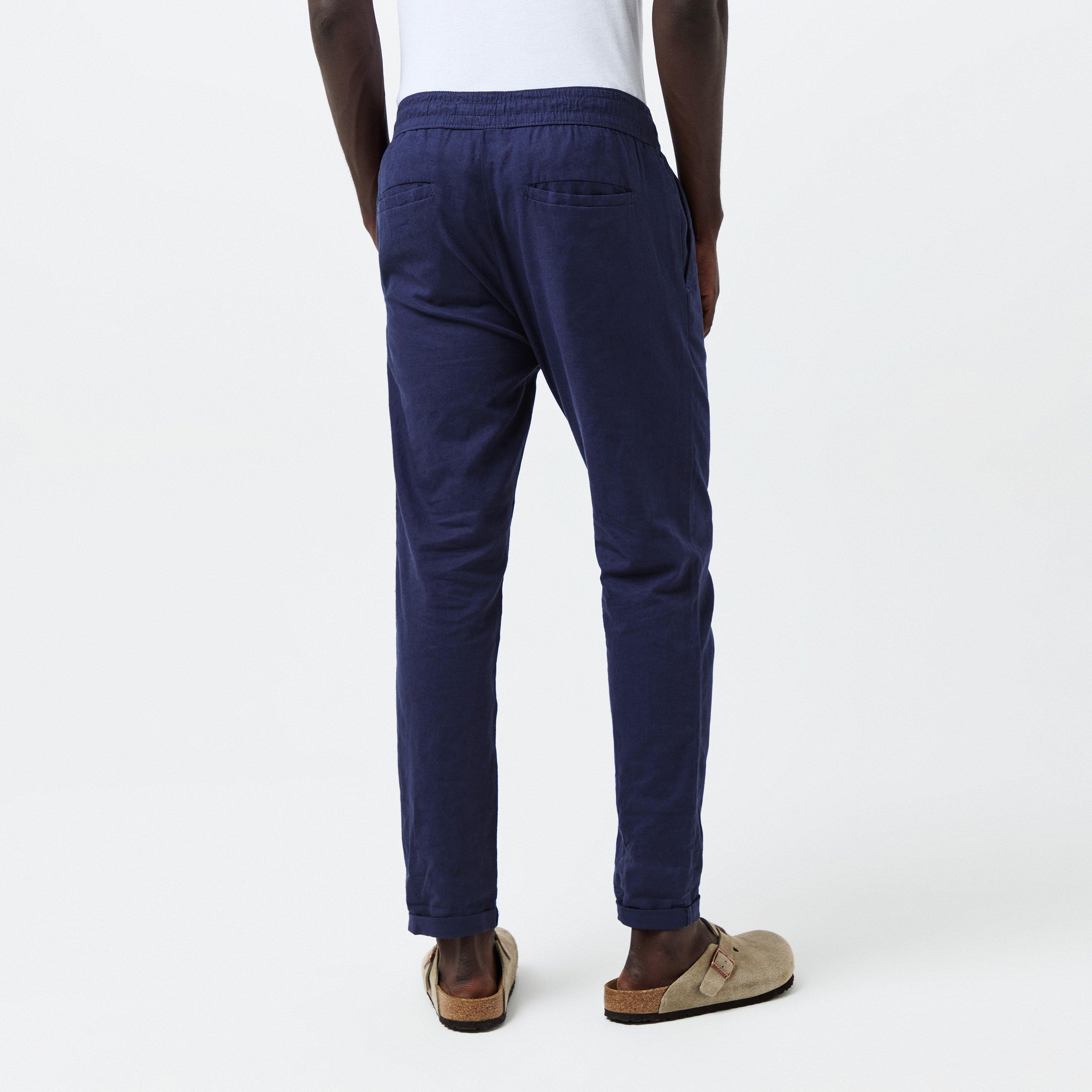 Marineblauw - Threadbare - Cargo Trousers - 4