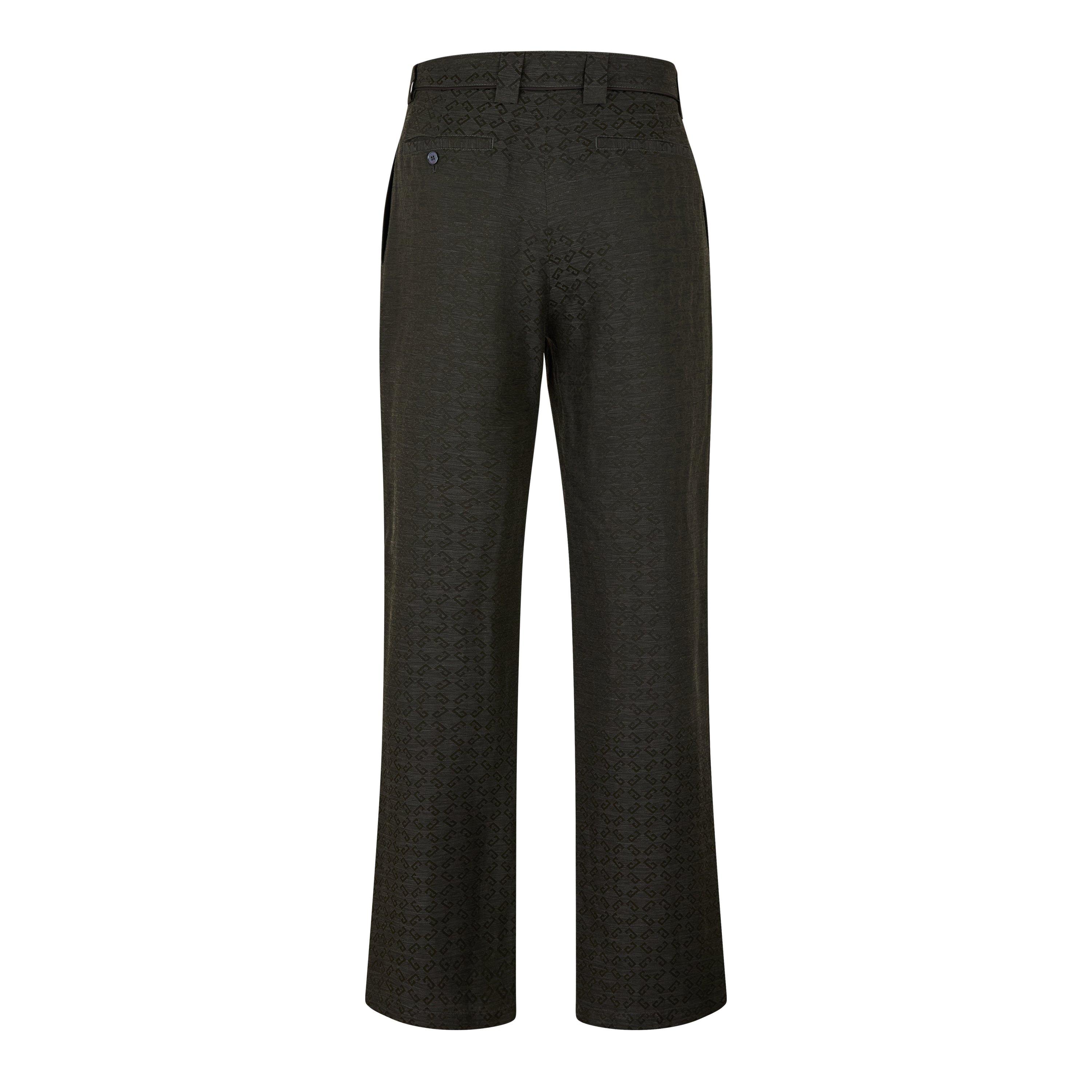 Dark Grey - GIVENCHY - Monogram Jacquard Trousers - 2
