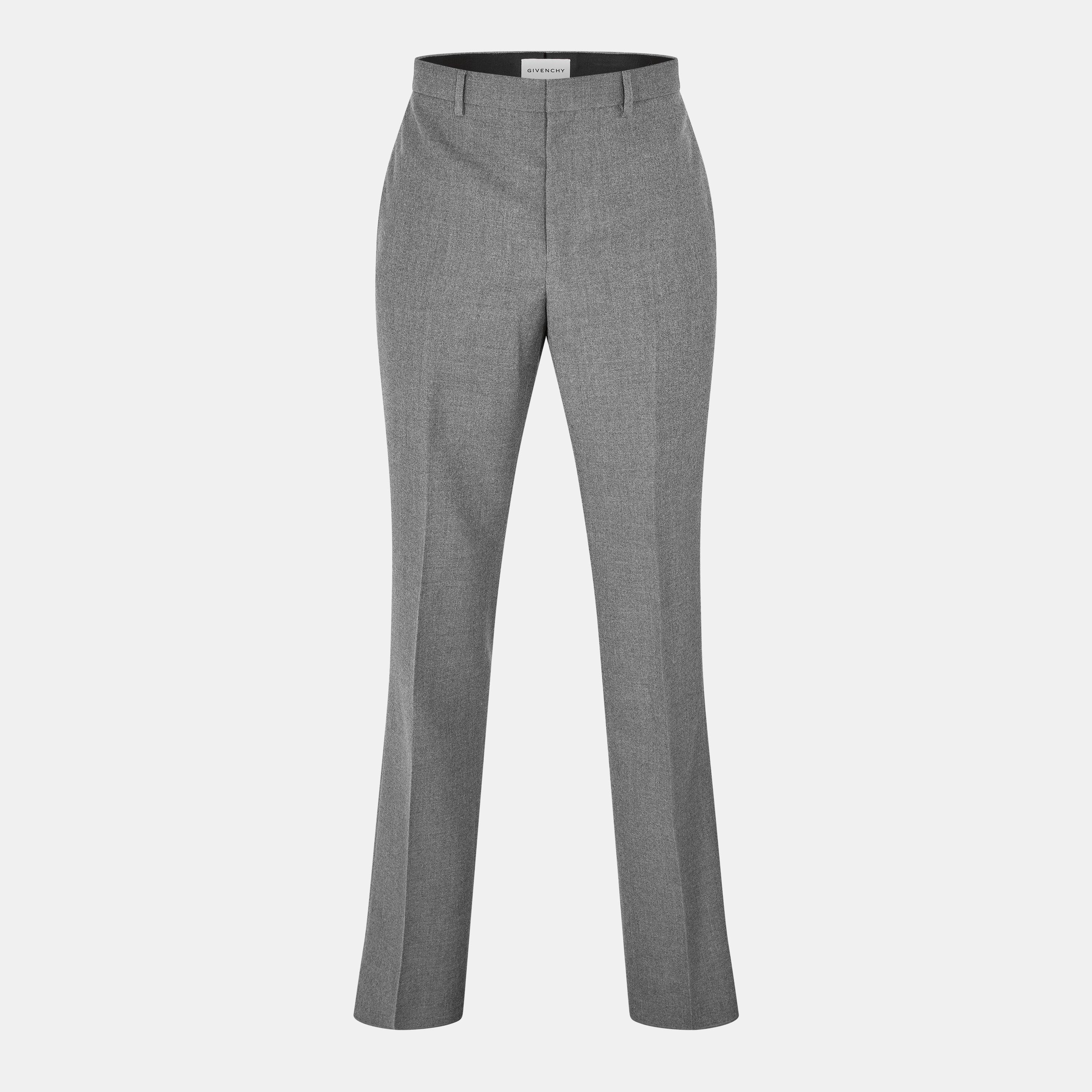 Grey - GIVENCHY - Men's Straight Leg Trousers - 1