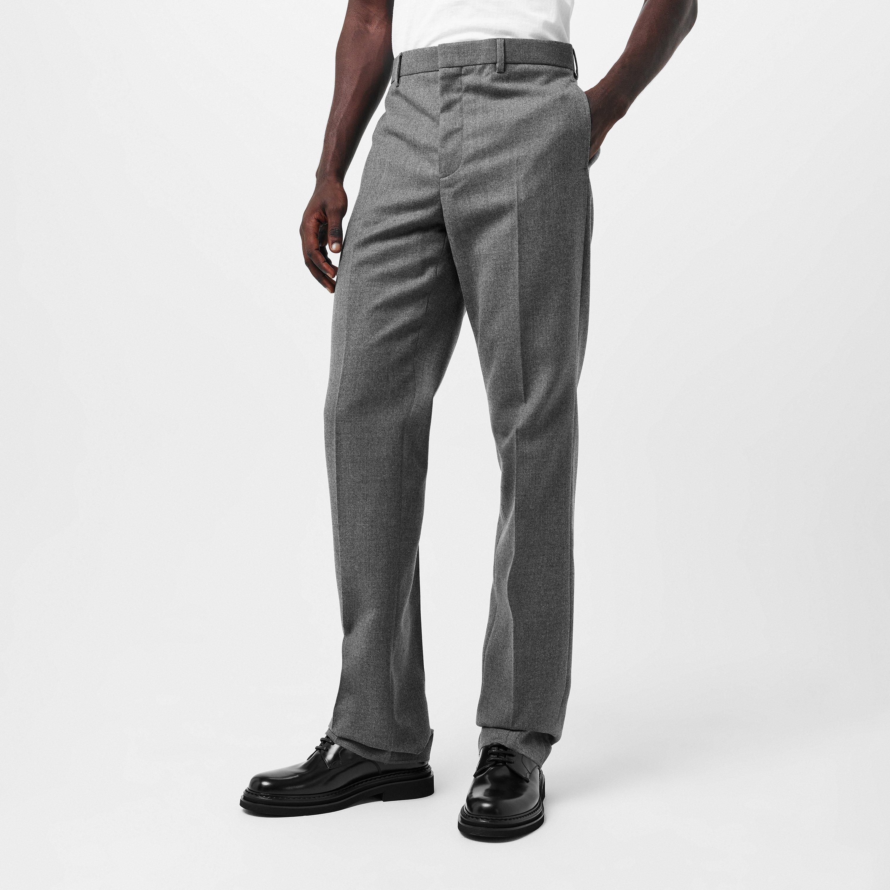 Grey - GIVENCHY - Men's Straight Trousers - 3