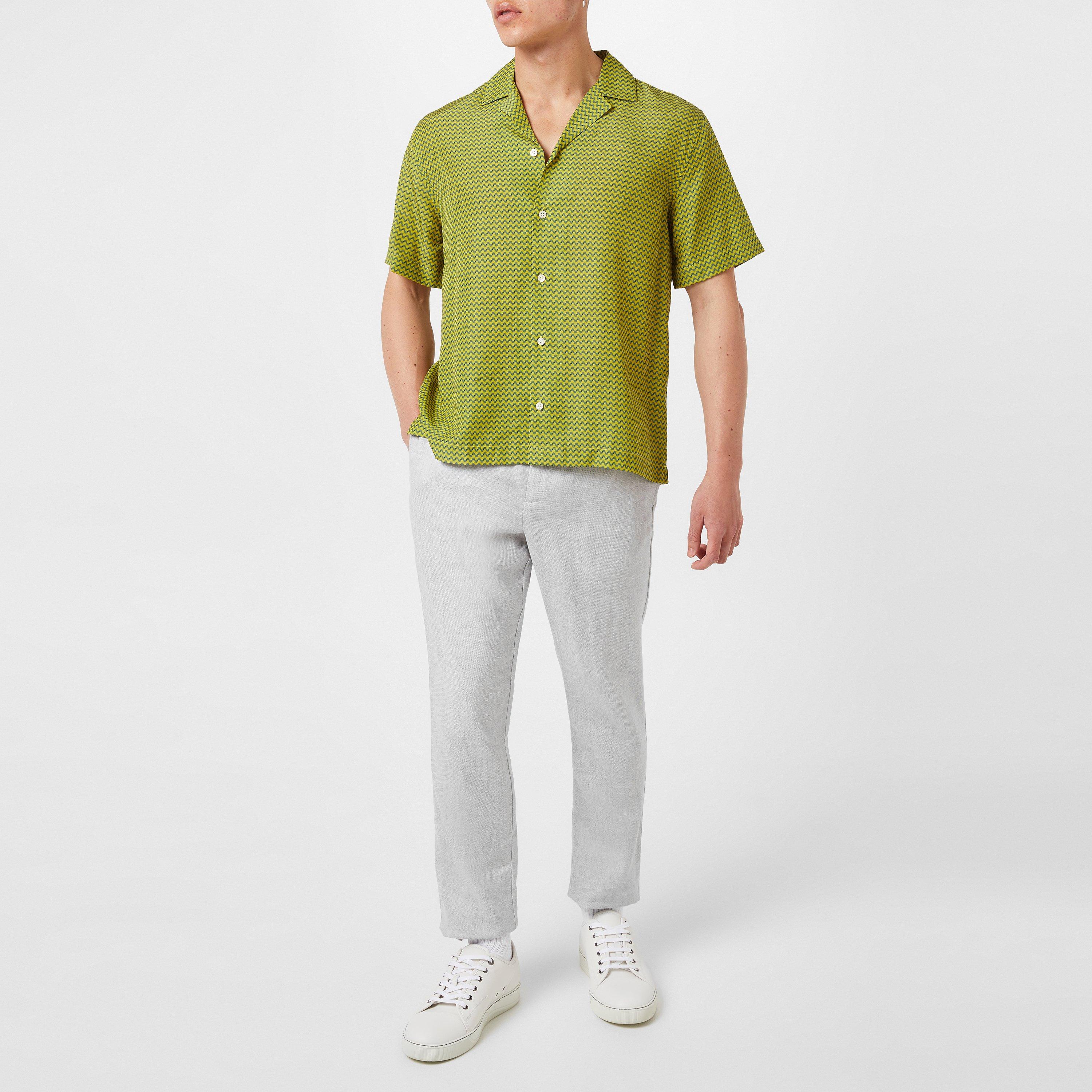 Light Grey - Frescobol Carioca - Oscar Linen Chinos - 2