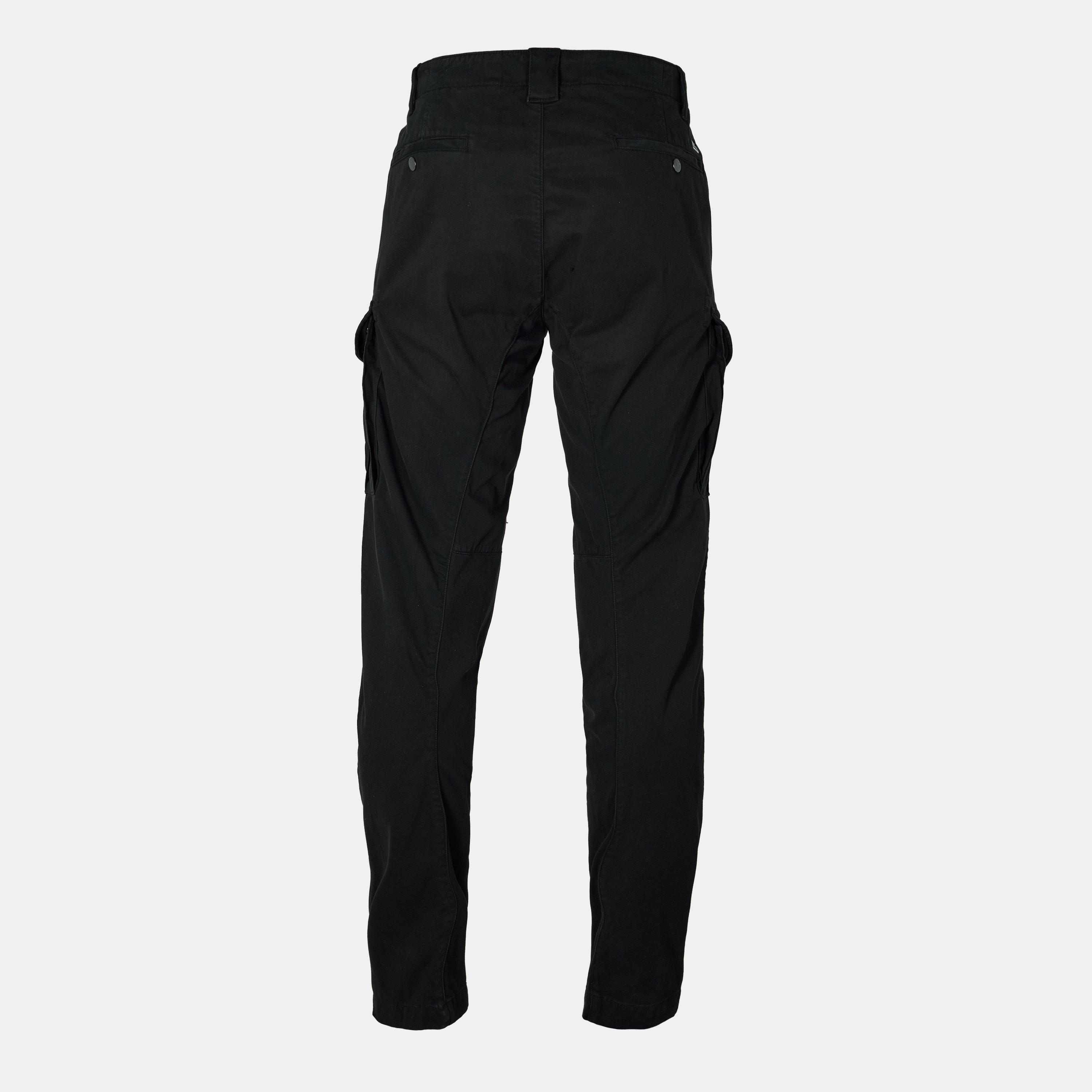 Black 999 - CP Company - Men's Sateen Cargo Trousers - 2
