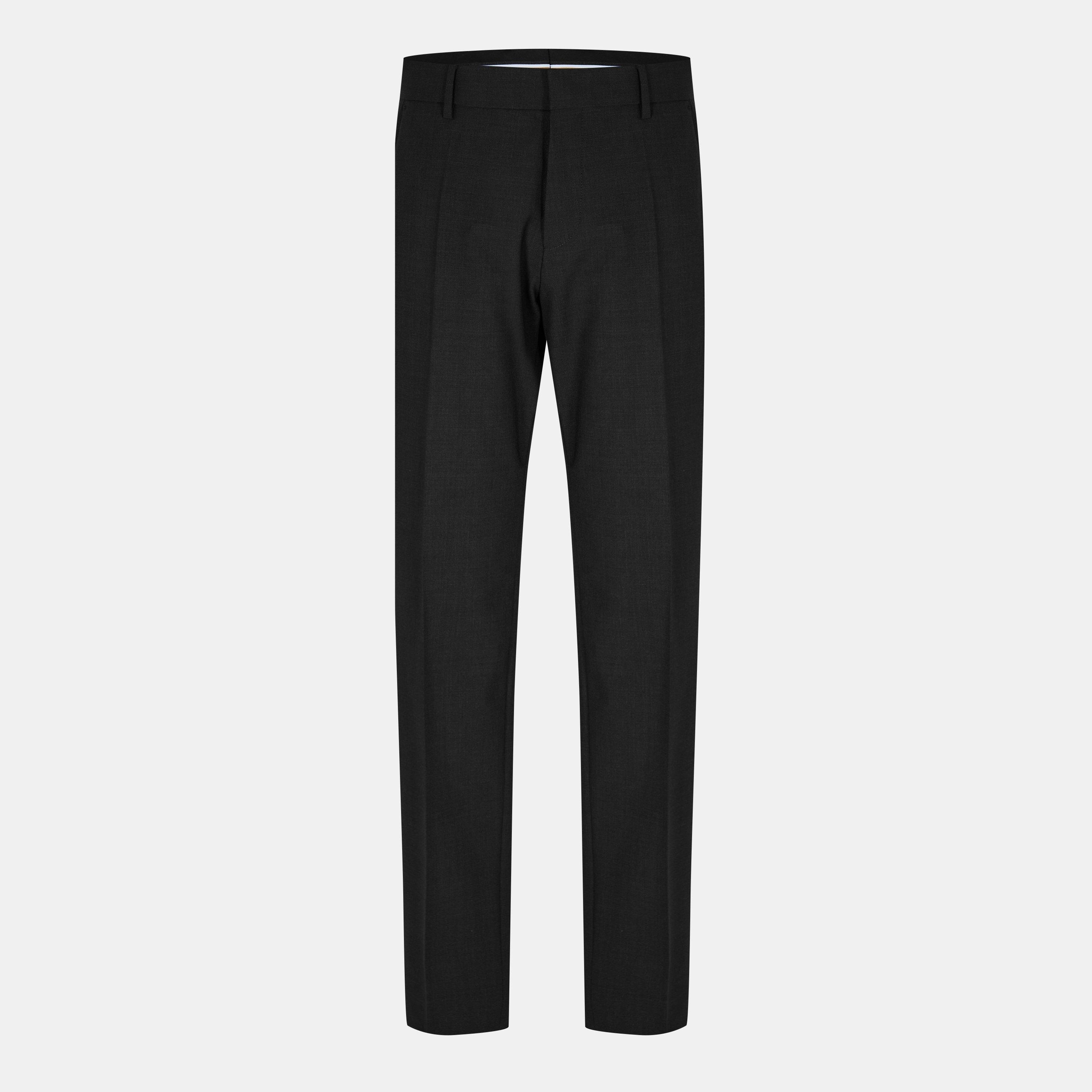 Boss Men's H Genius Mm Straight Leg Trousers - Dark Grey - XS