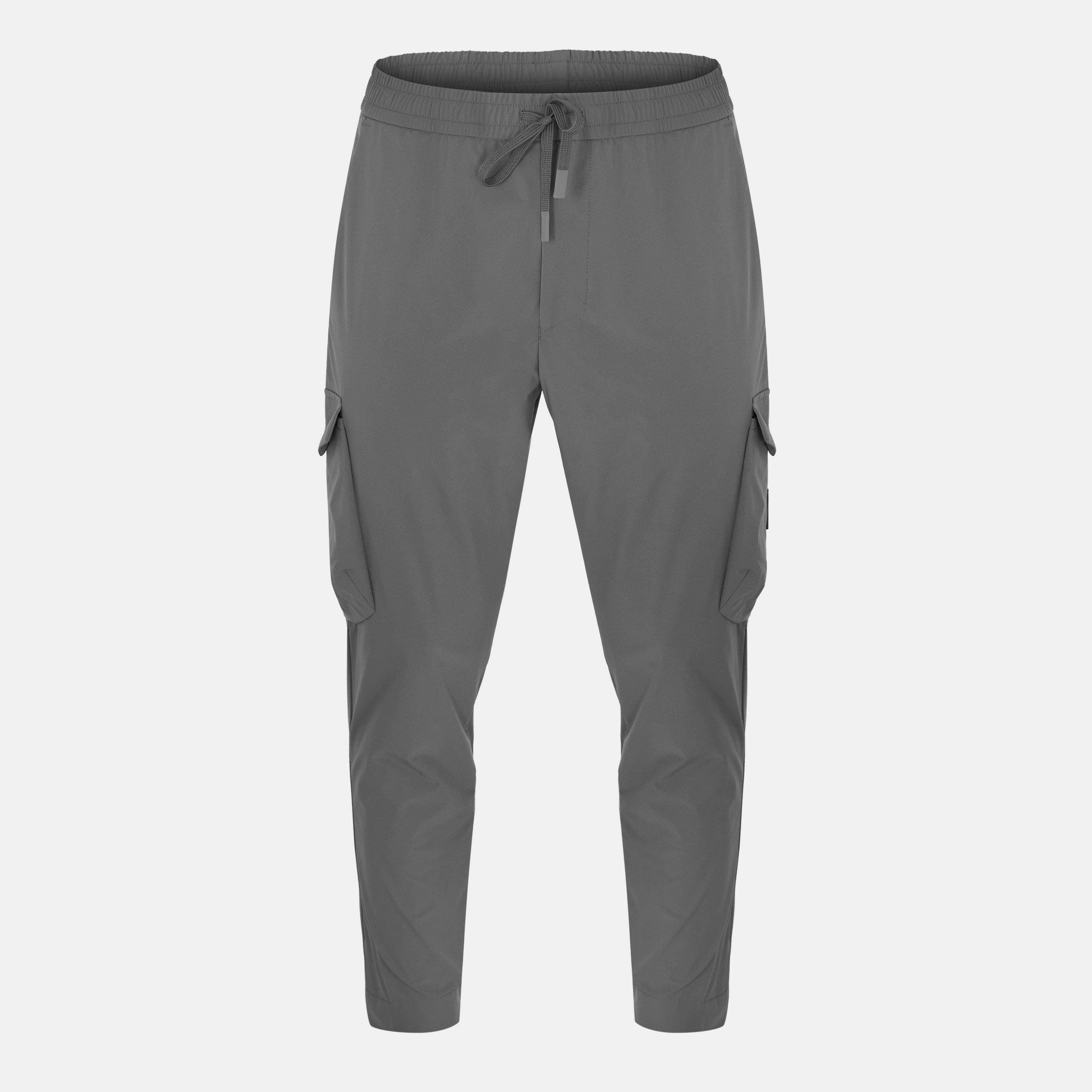 Dark Grey - Boss - Men's T Urbanex Cargolight Cargo Trousers - 1