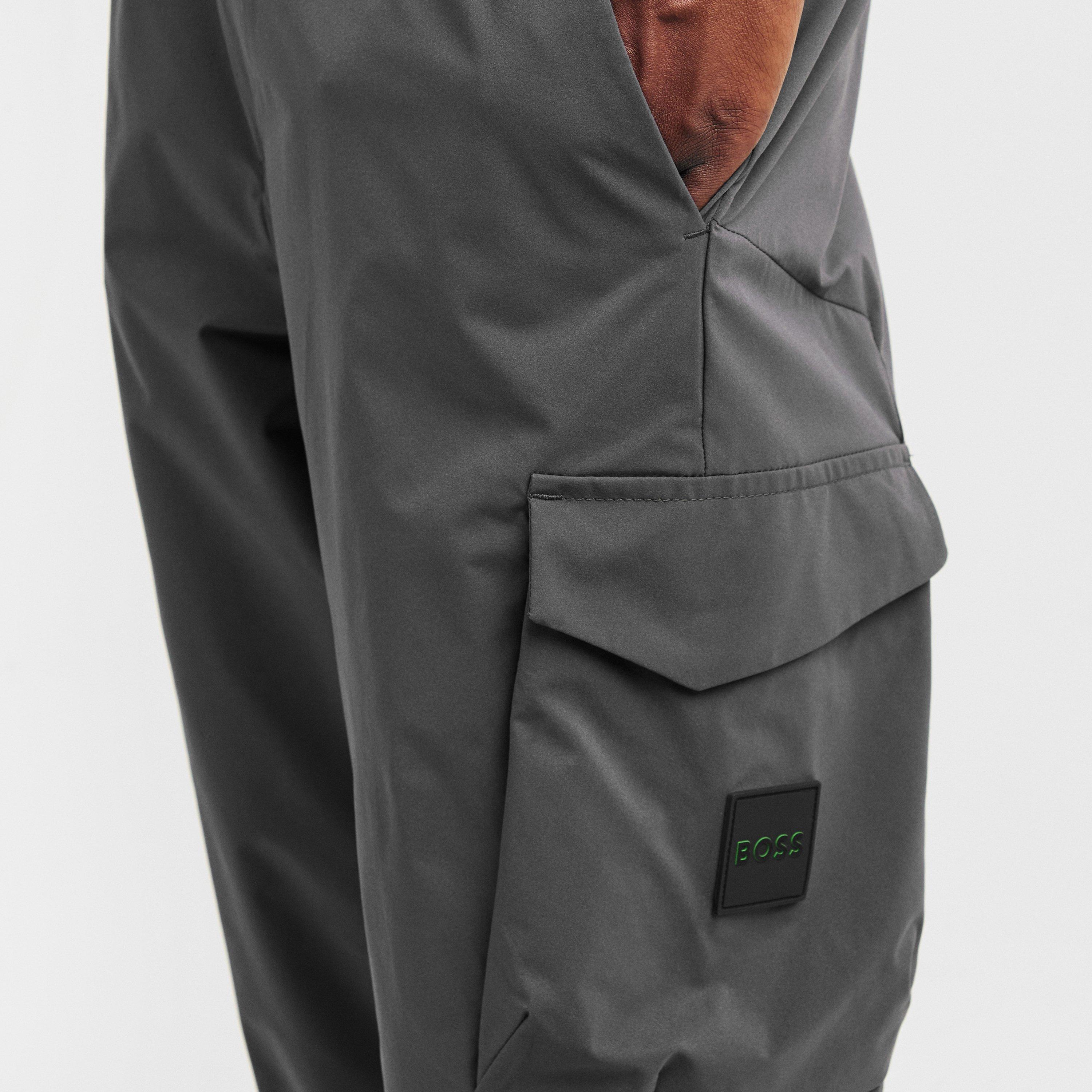 Dark Grey - Boss - T Urbanex-Cargolight 10247682 Cargo Trousers Mens - 5