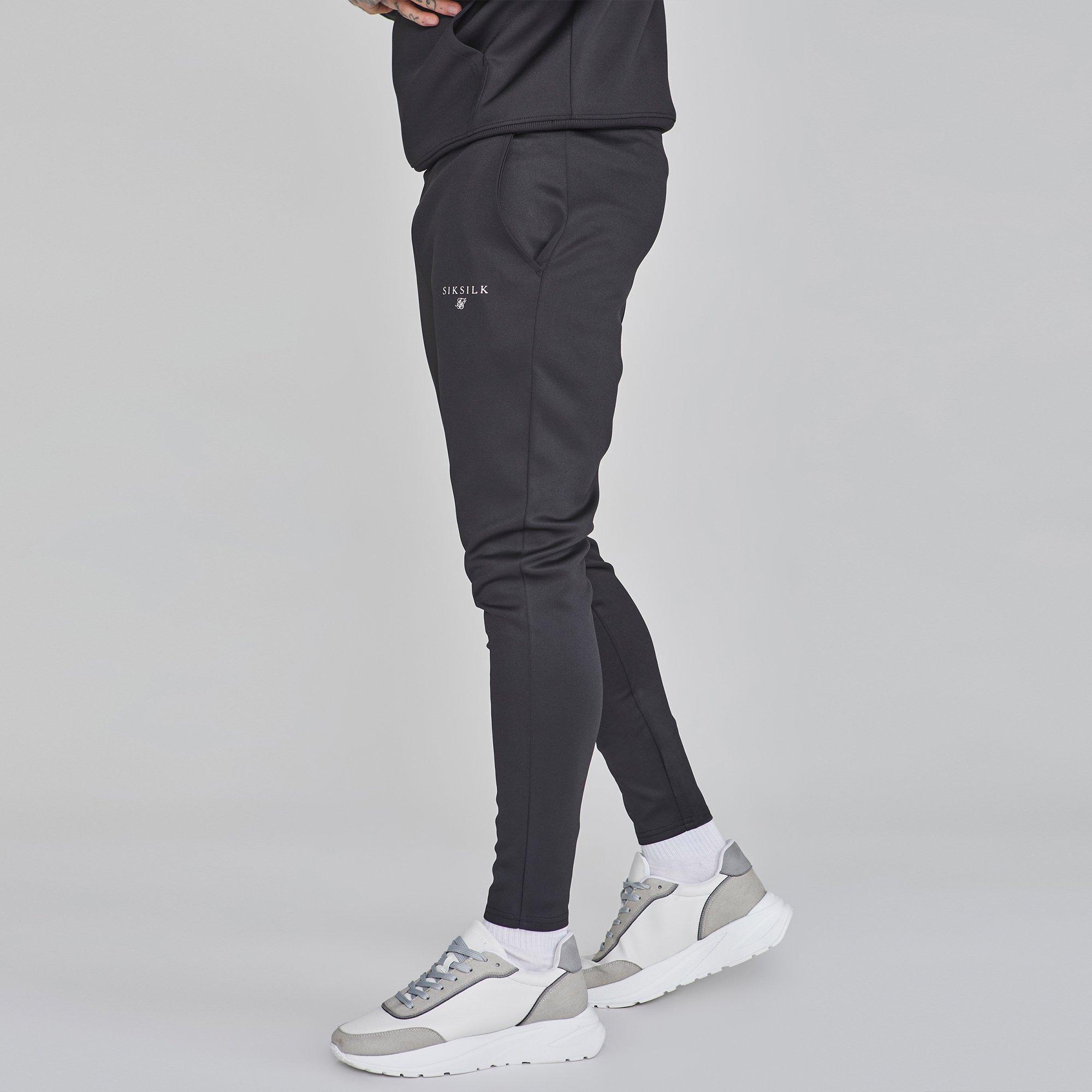 Negro - SikSilk - Poly Joggers Adults - 3