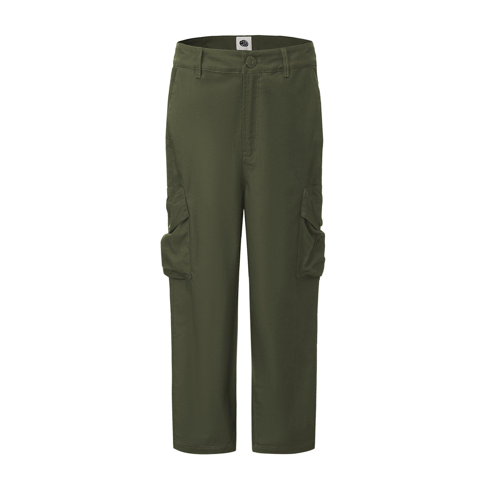 Pretty Green Men's Cargo Trousers - Khaki - 2X Large