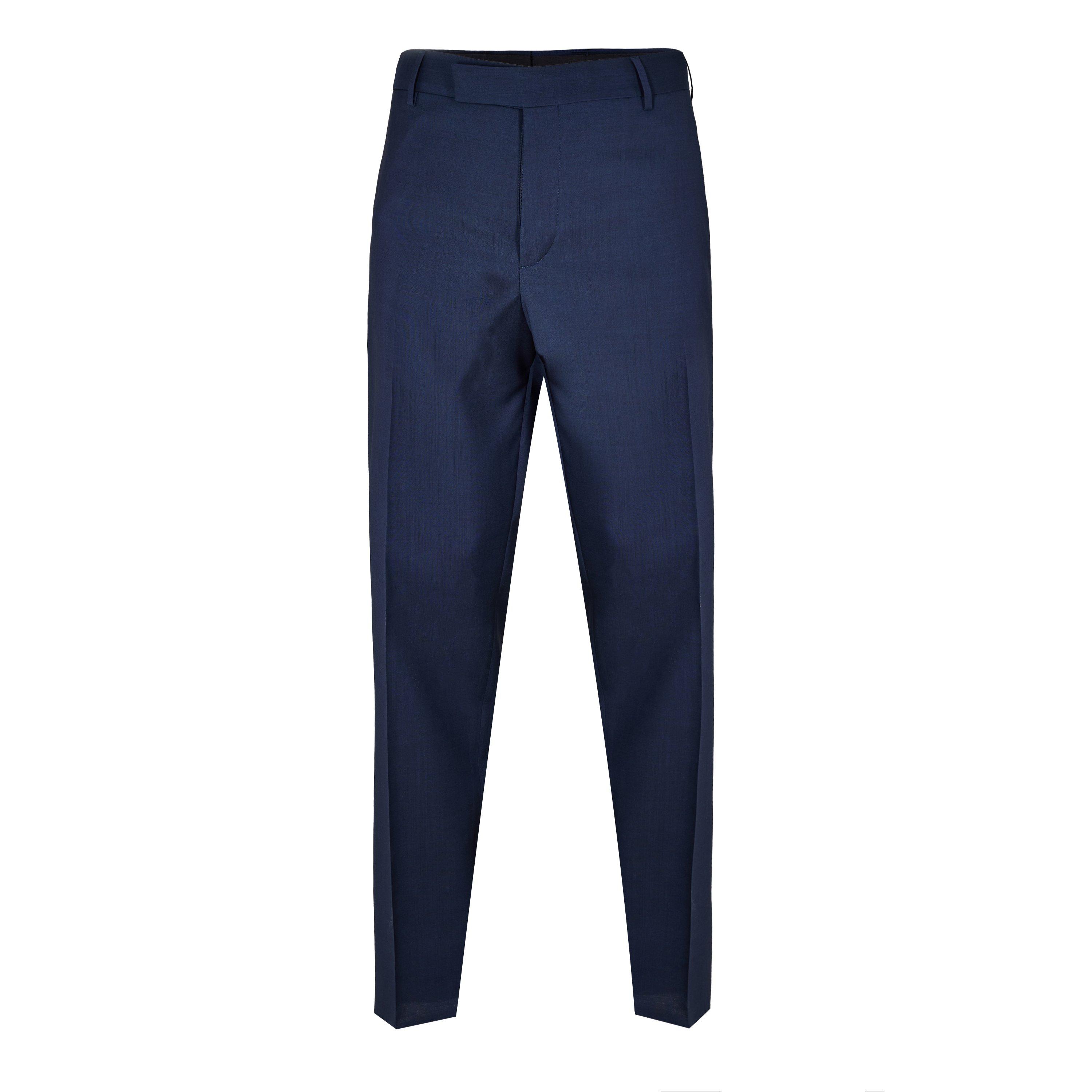 Fendi Men's Straight Leg Trousers - Navy - Size L (50)