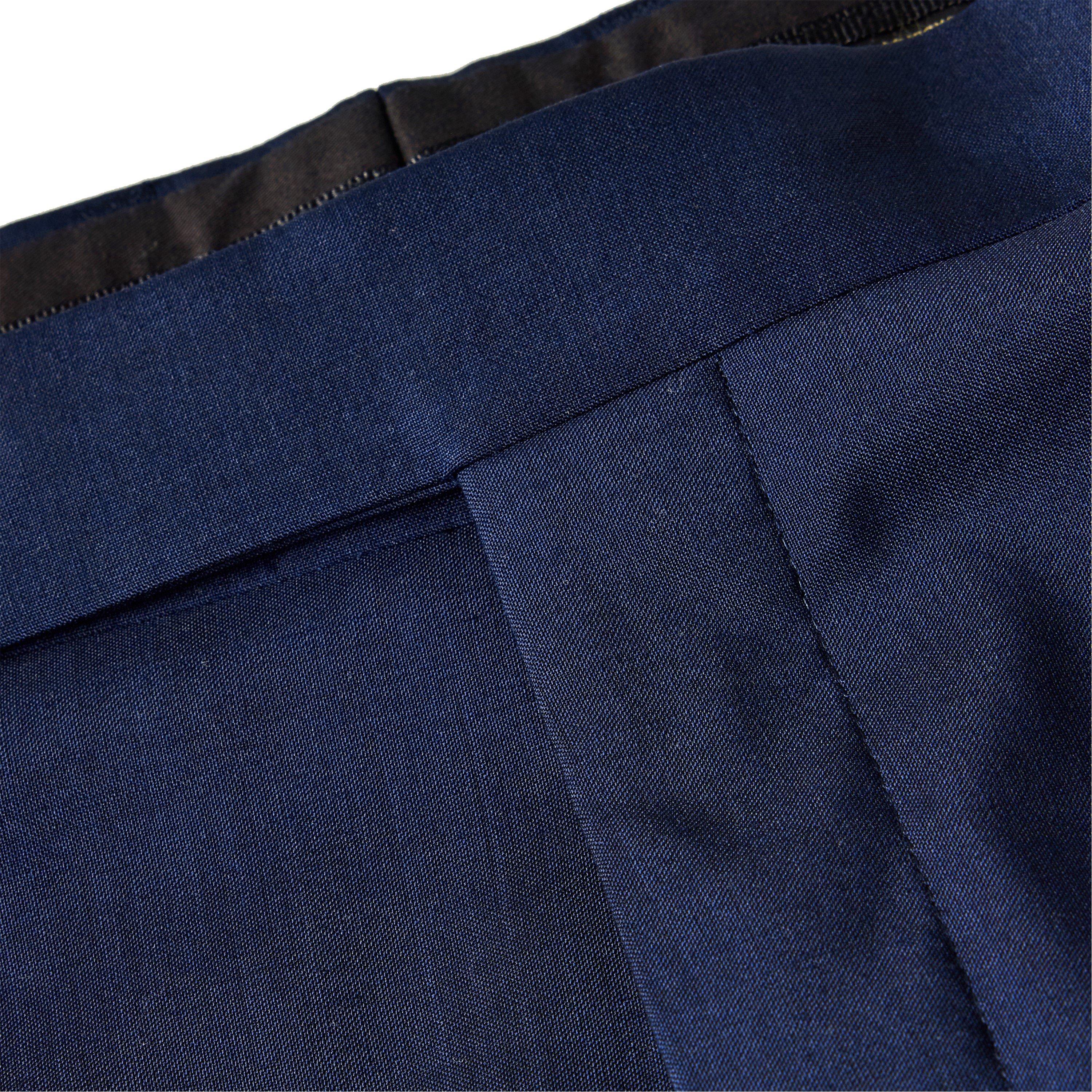 Navy - Fendi - Fendi Show Wool Trou Sn62 - 5